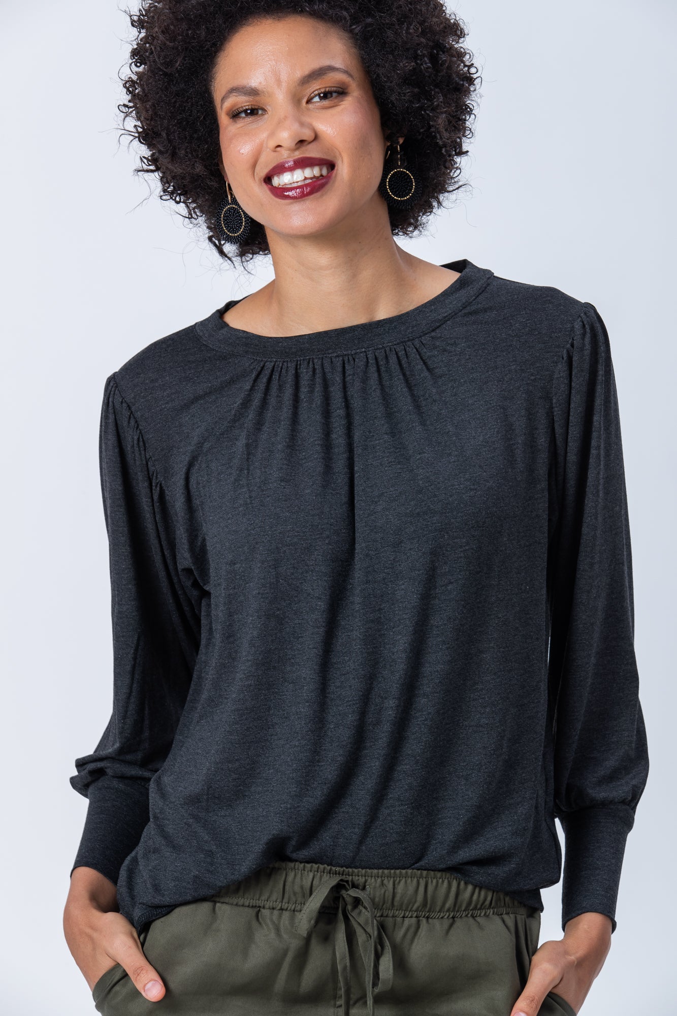 Aspen Winter T-shirt - Dark Grey Melange