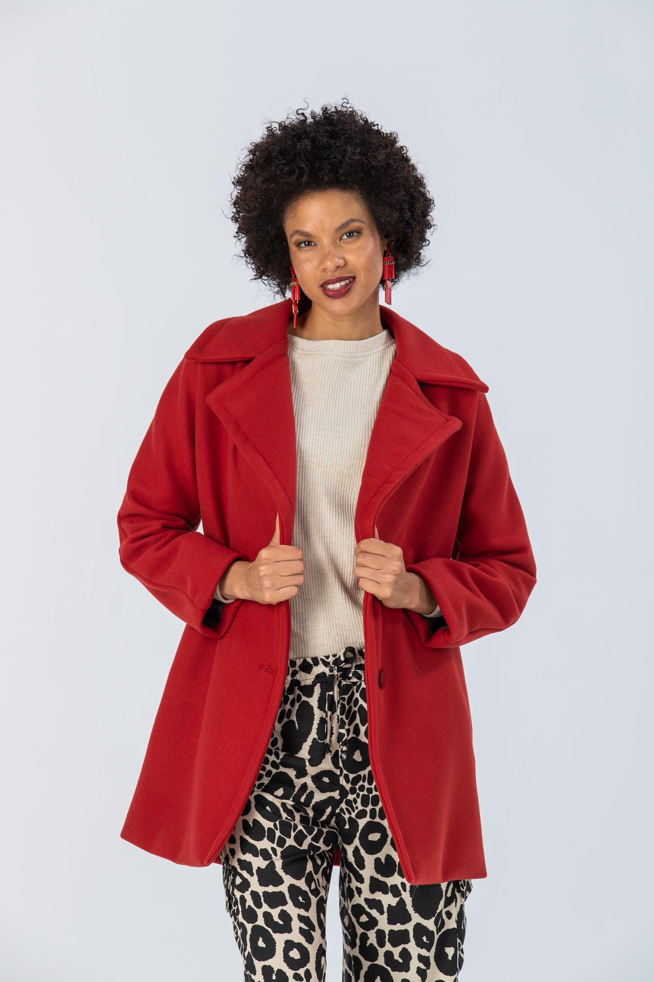 Maya Winter Coat - Chilli