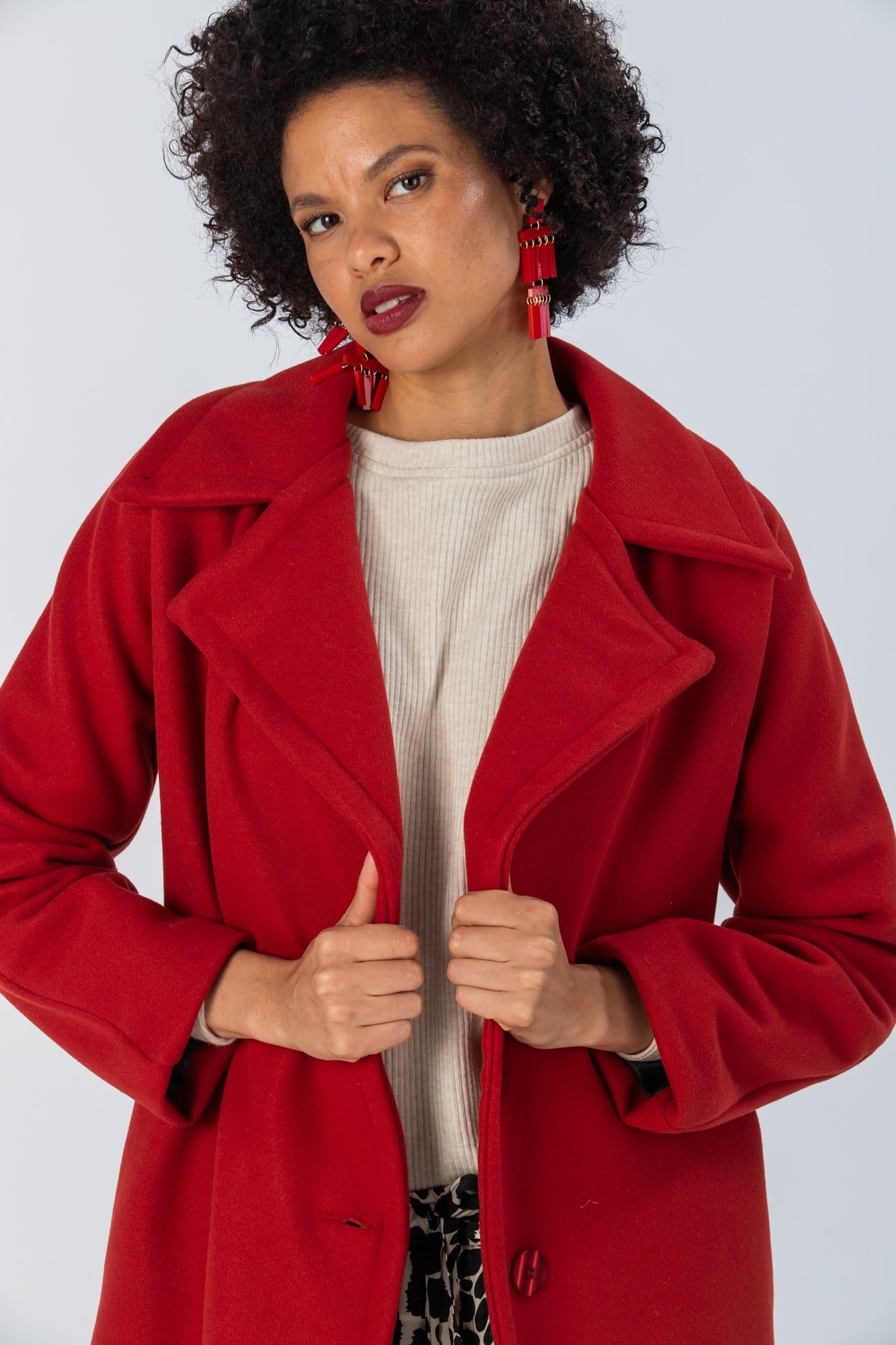 Maya Winter Coat - Chilli