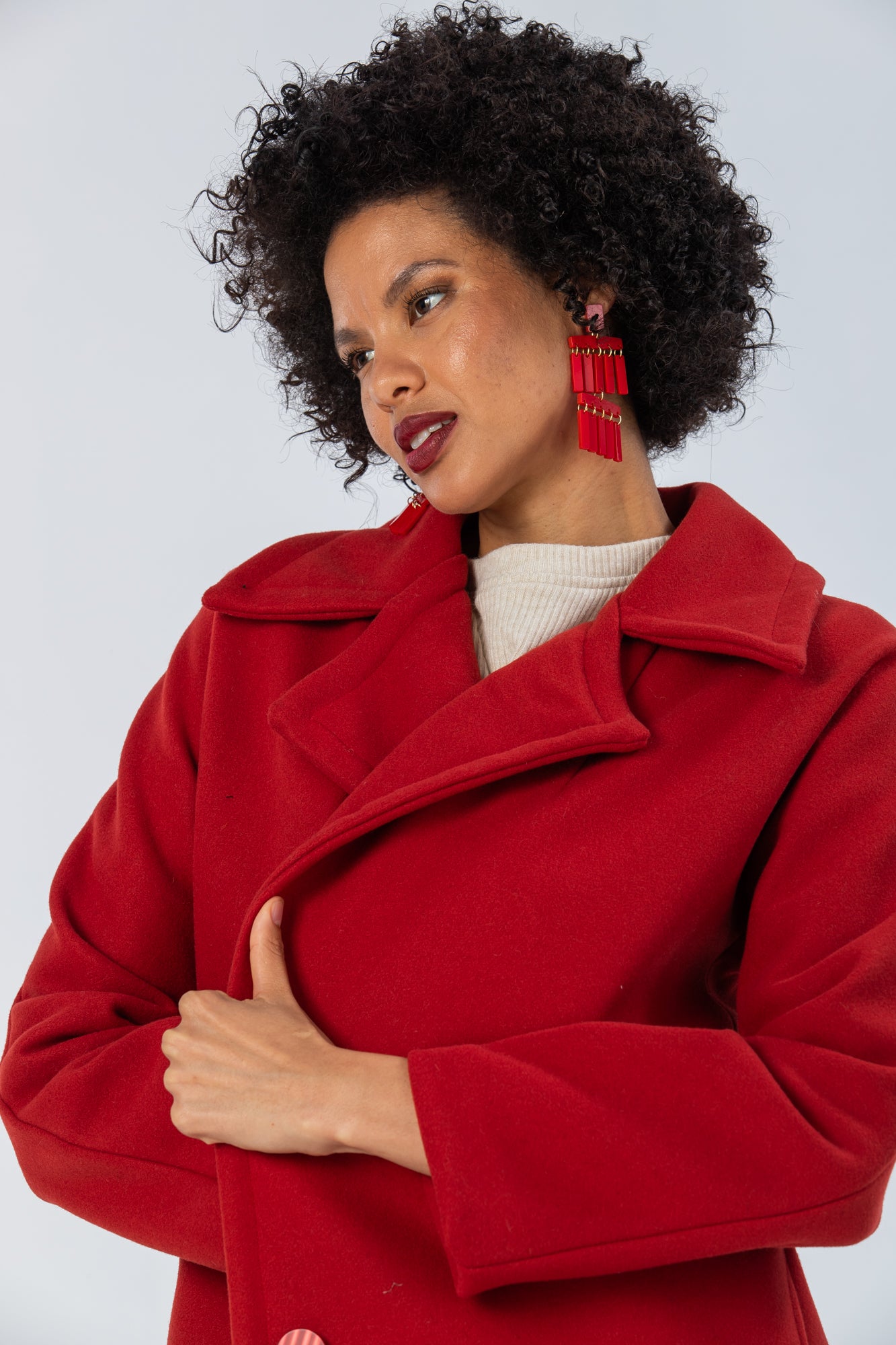 Maya Winter Coat - Chilli
