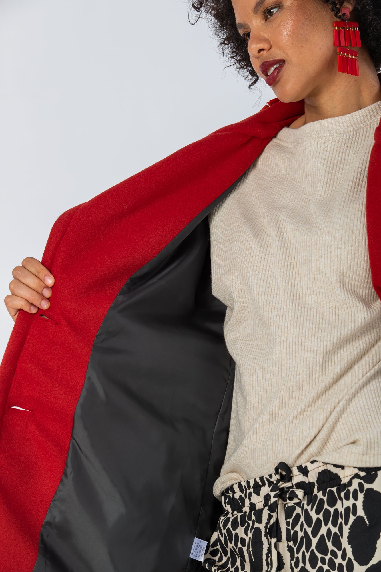 Maya Winter Coat - Chilli