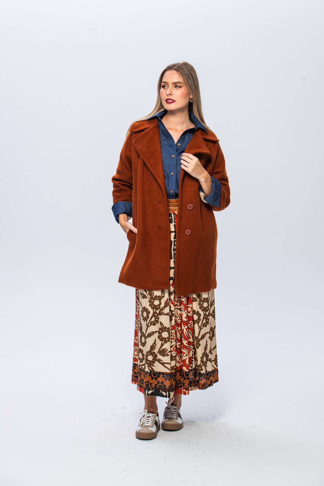 Maya Winter Coat - Brown