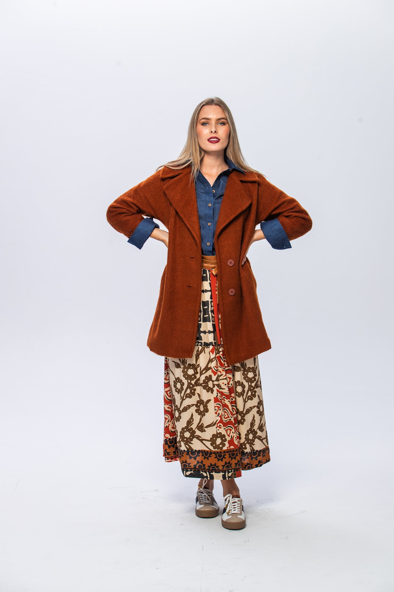 Maya Winter Coat - Brown