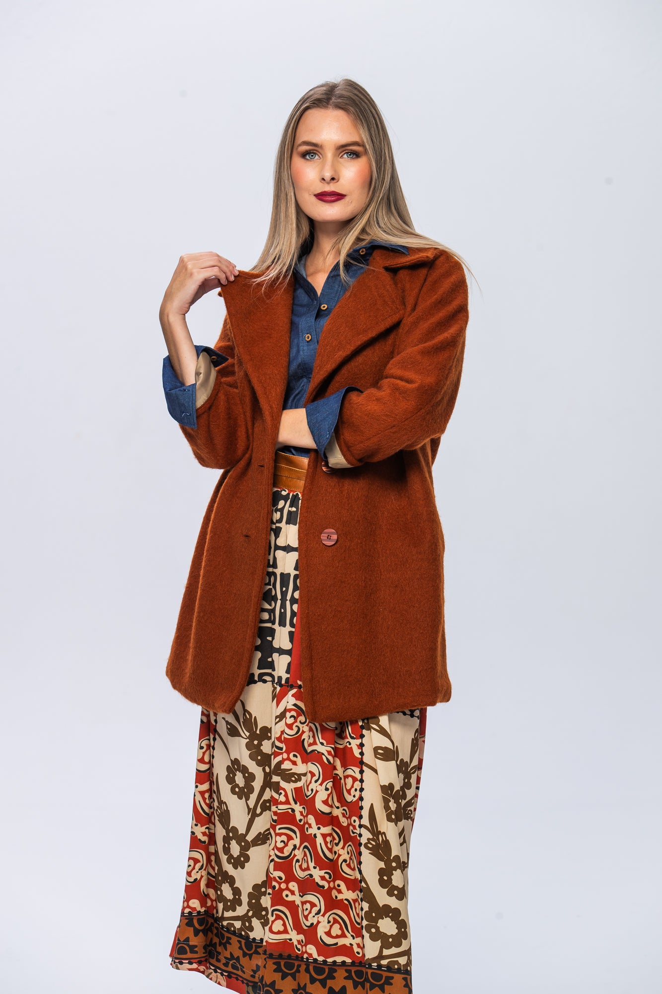 Maya Winter Coat - Brown