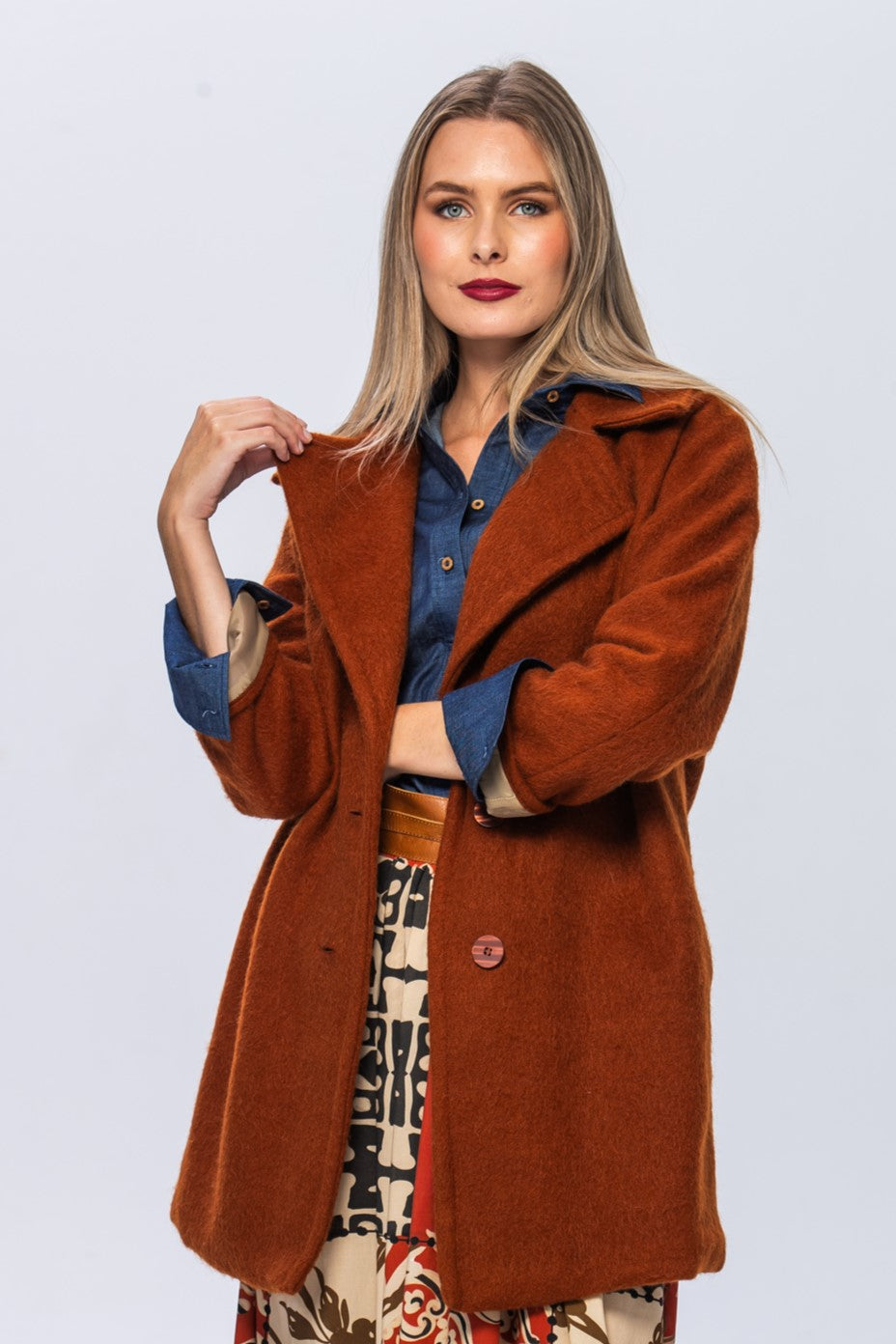 Maya Winter Coat - Brown
