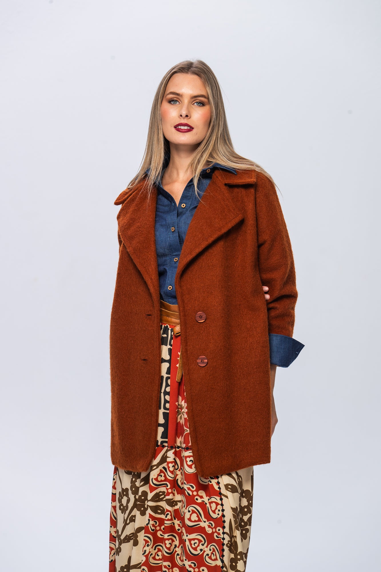 Maya Winter Coat - Brown