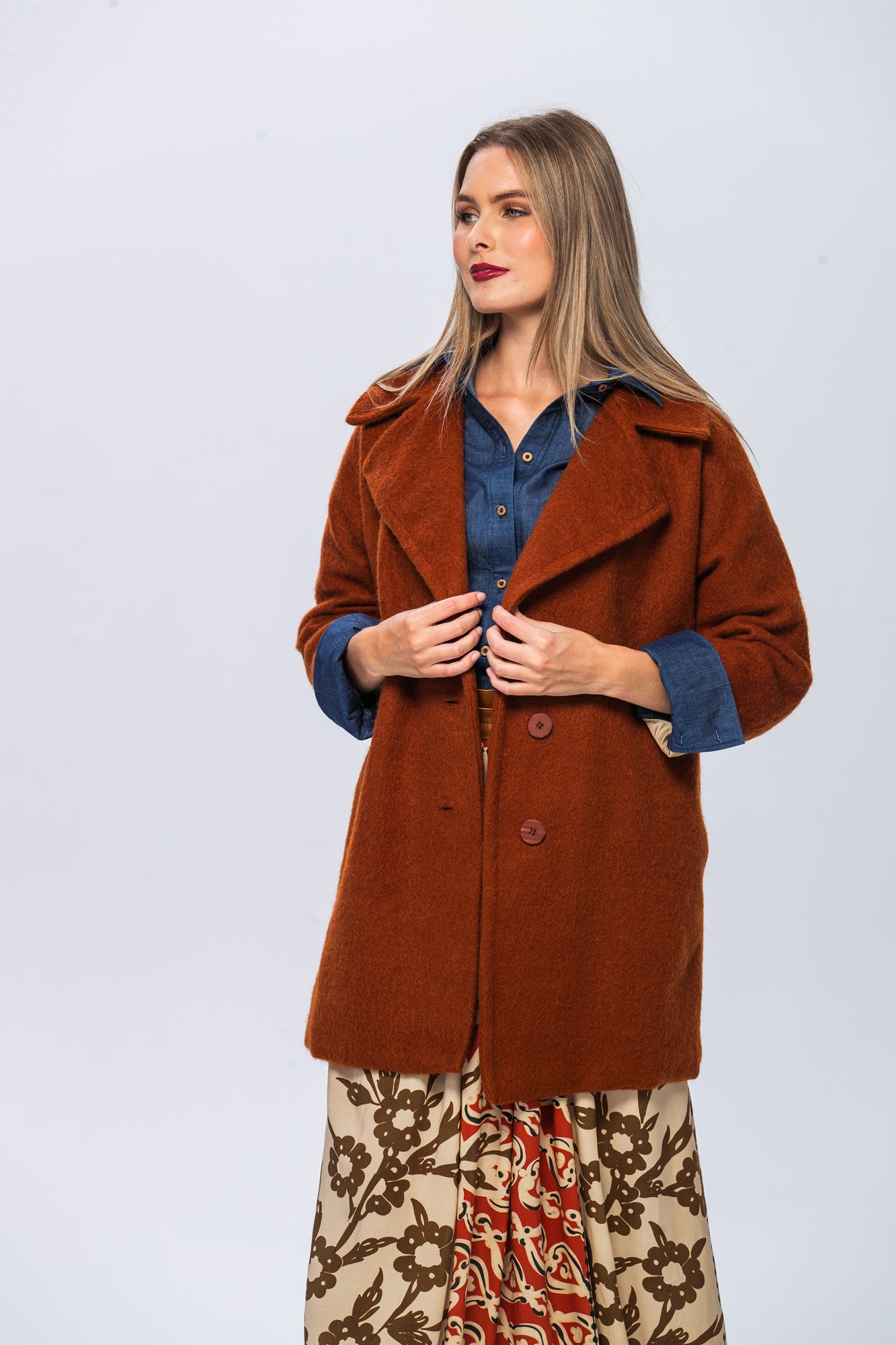 Maya Winter Coat - Brown