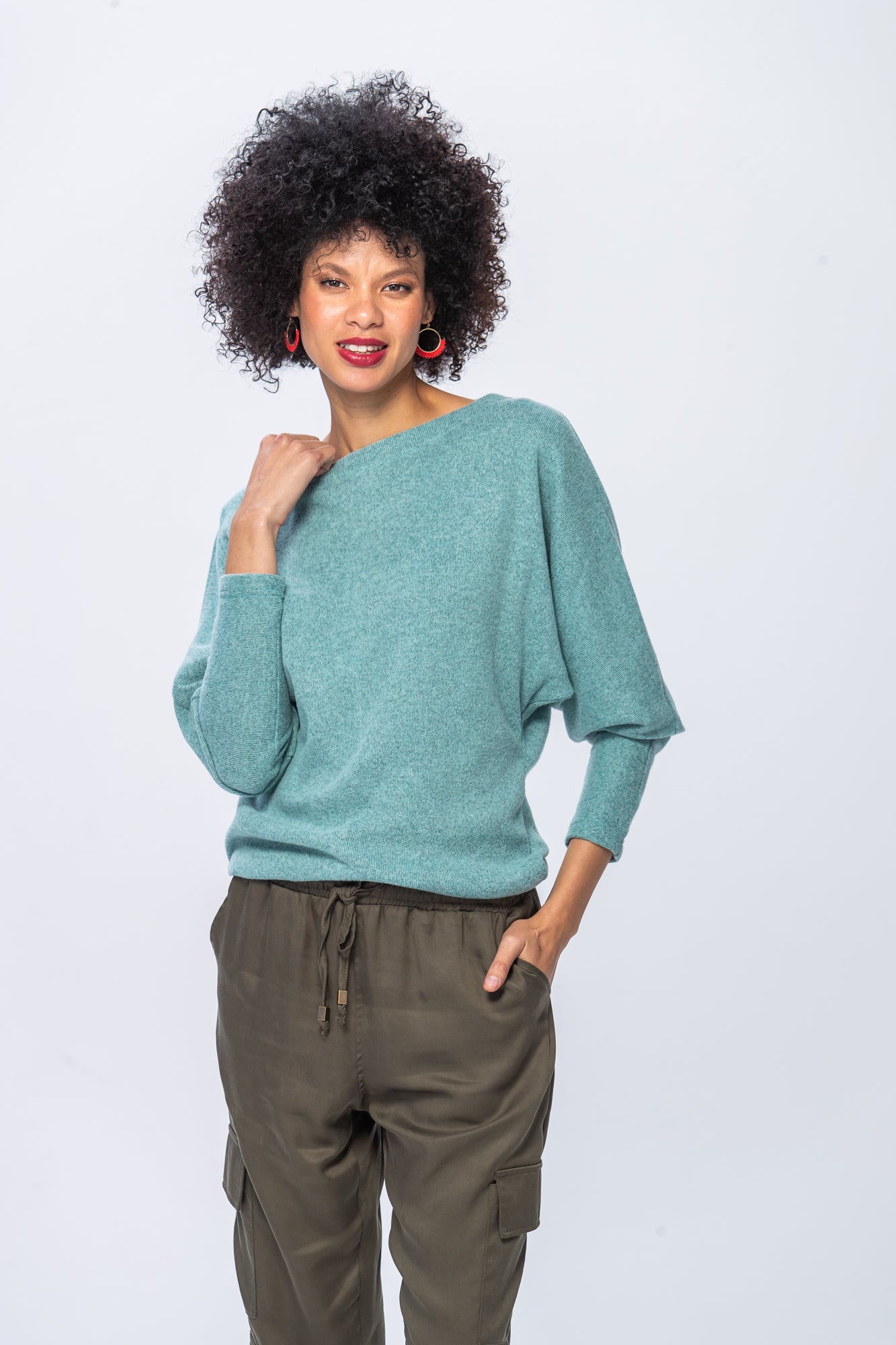 Grace Winter Knit - Iceberg Blue