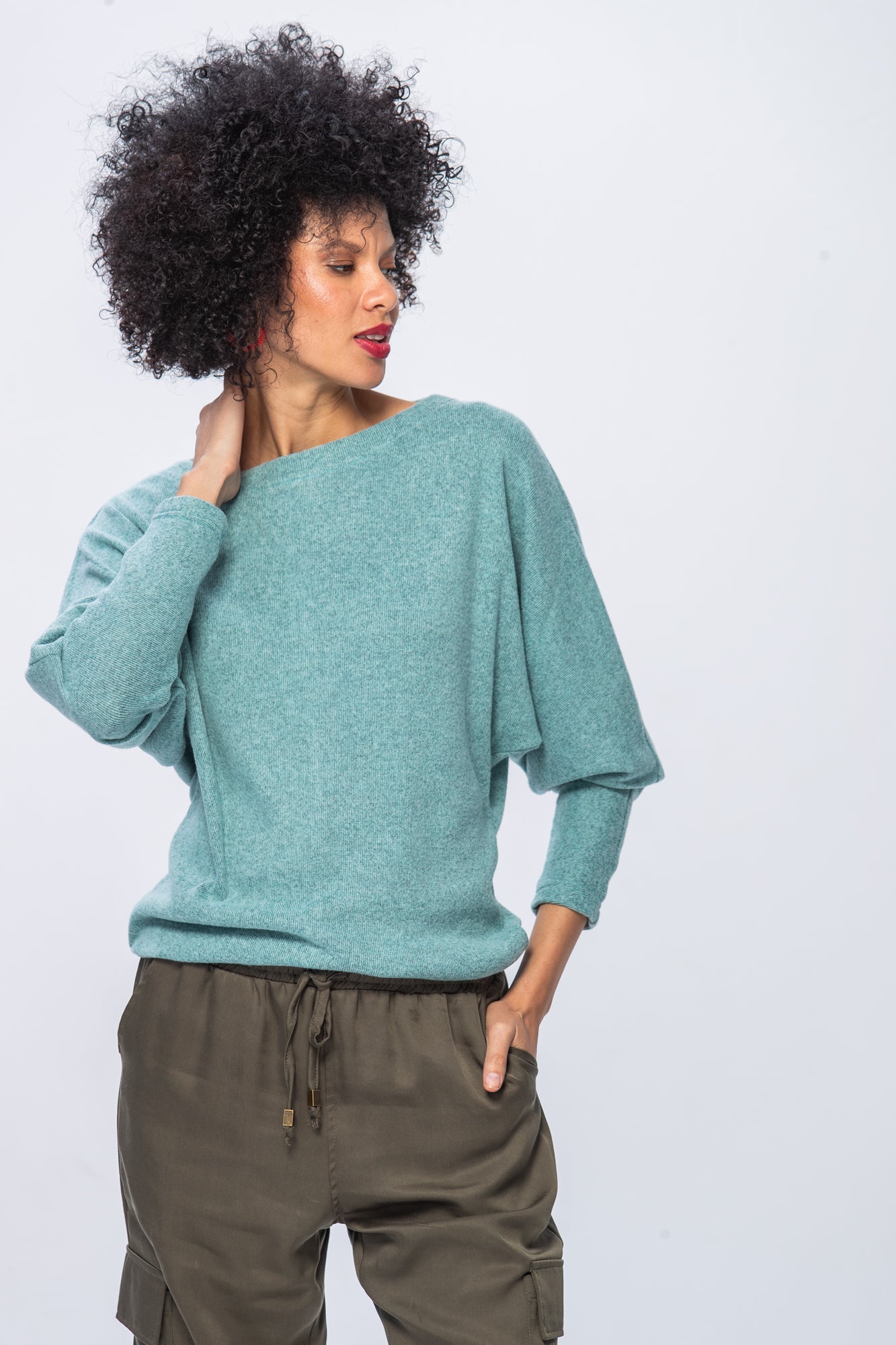 Grace Winter Knit - Iceberg Blue