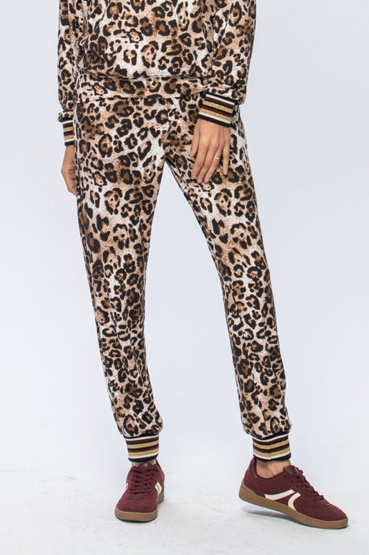 Ella Joggers - Animal Print