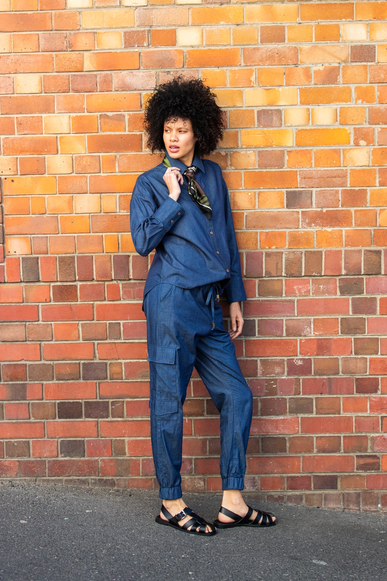 Boston Cargo Pants - Denim