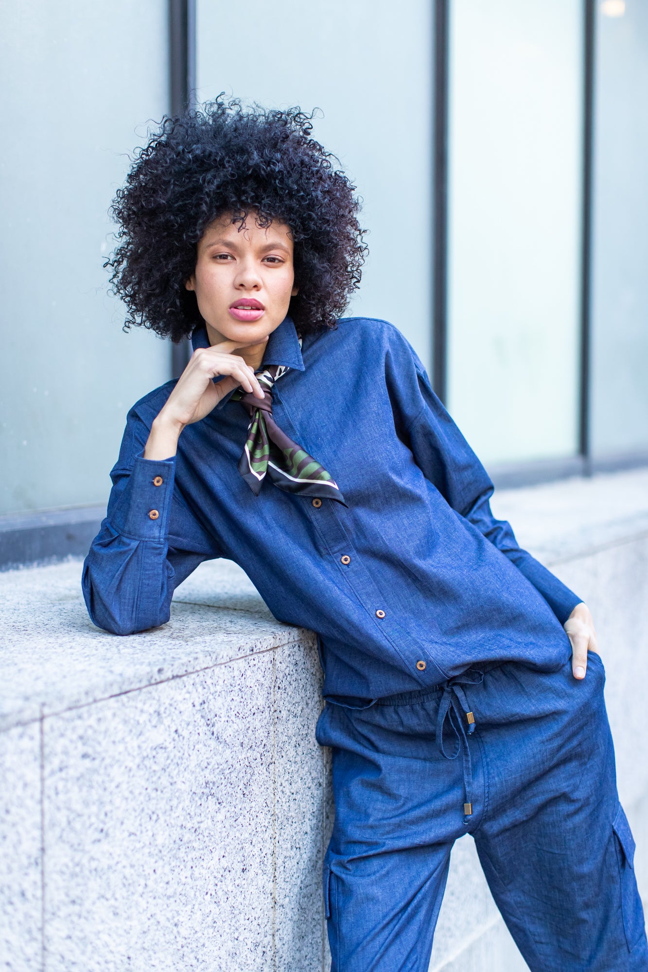 Hepburn Winter Shirt - Denim