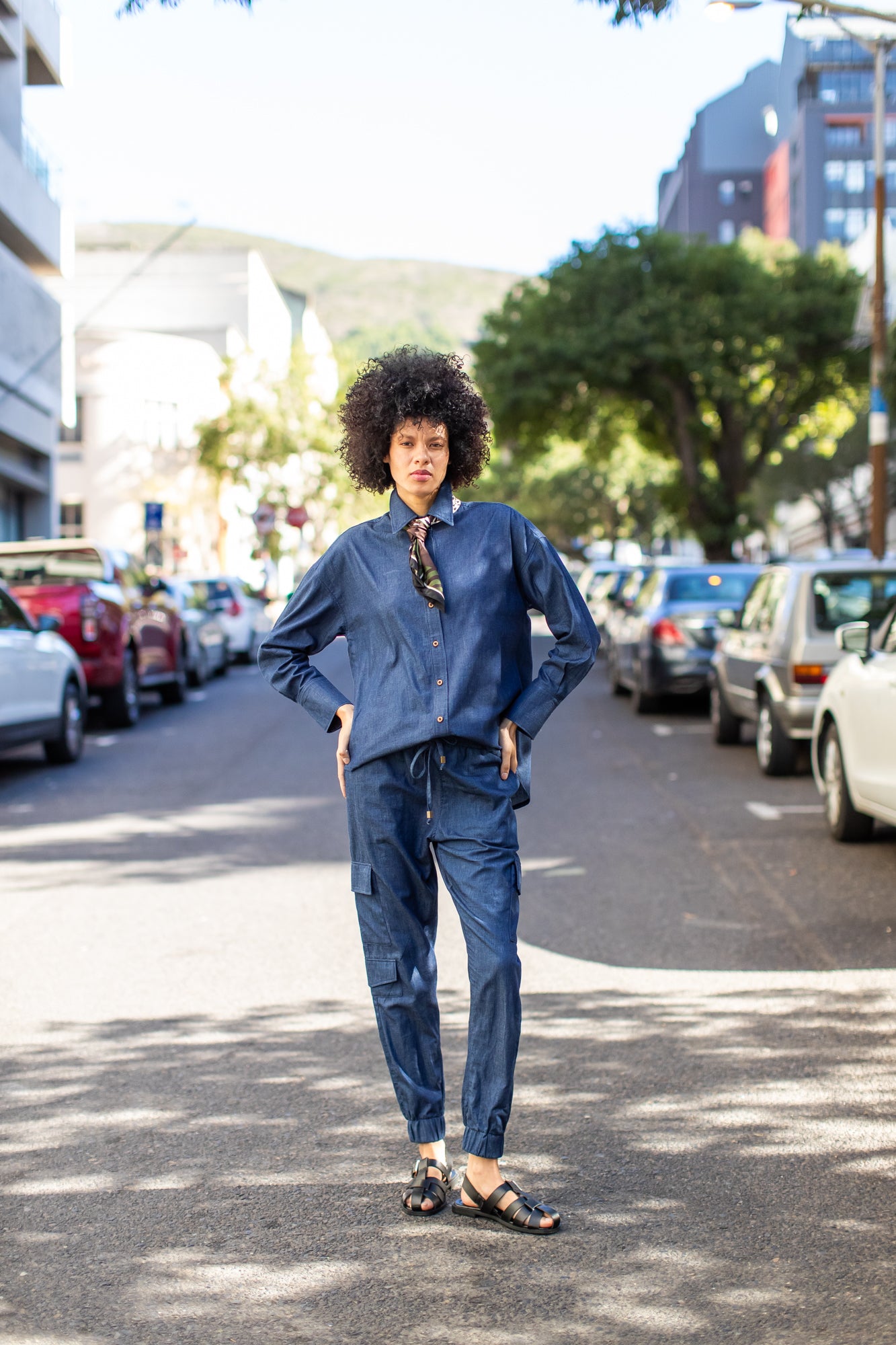 Boston Cargo Pants - Denim