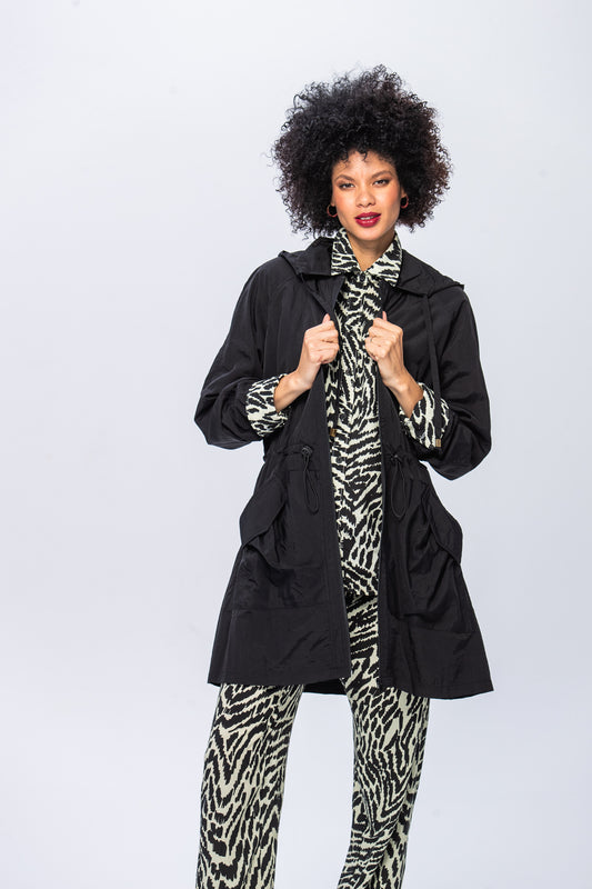 Sofia Raincoat - Black