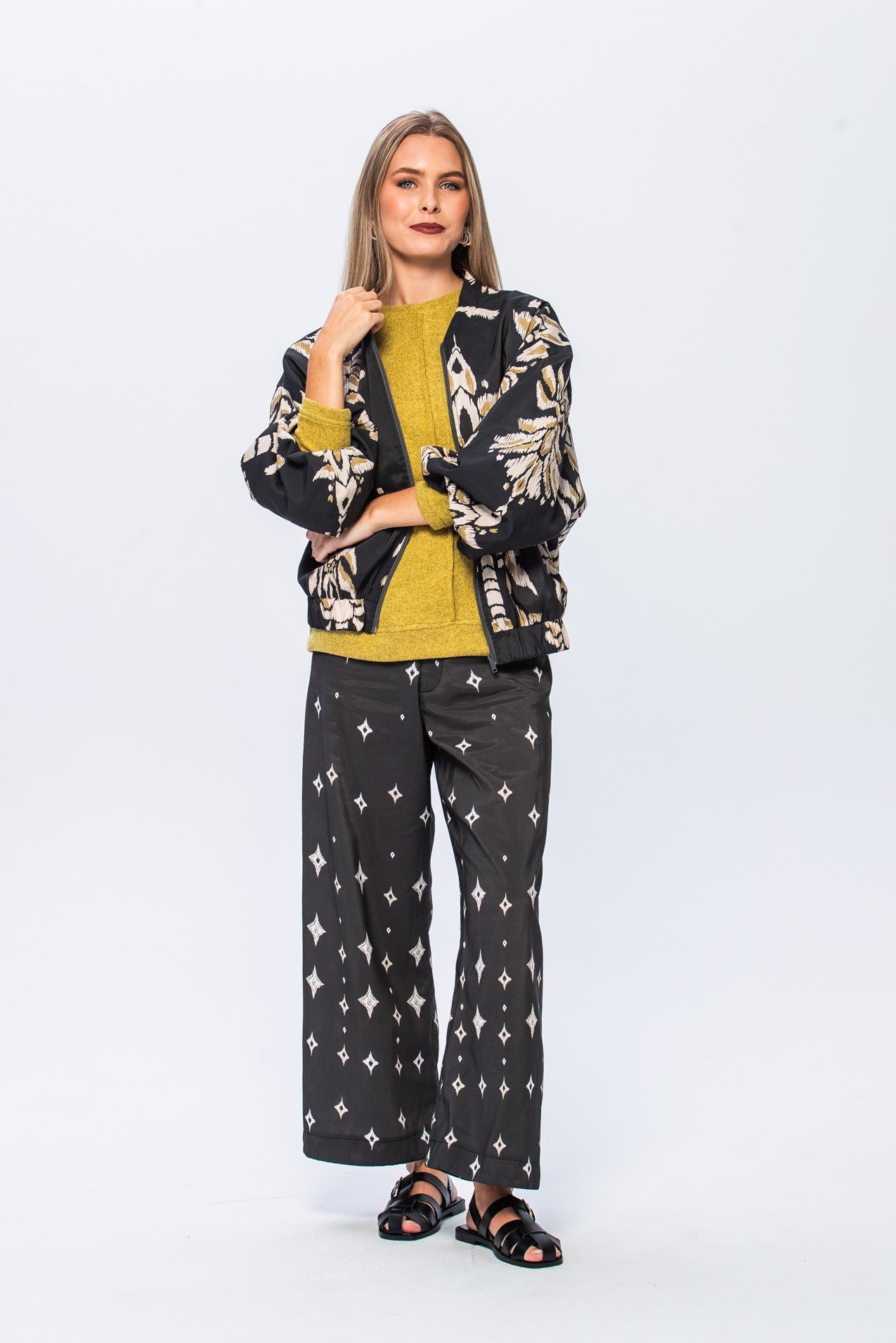 Josephine Bomber Jacket - Grey