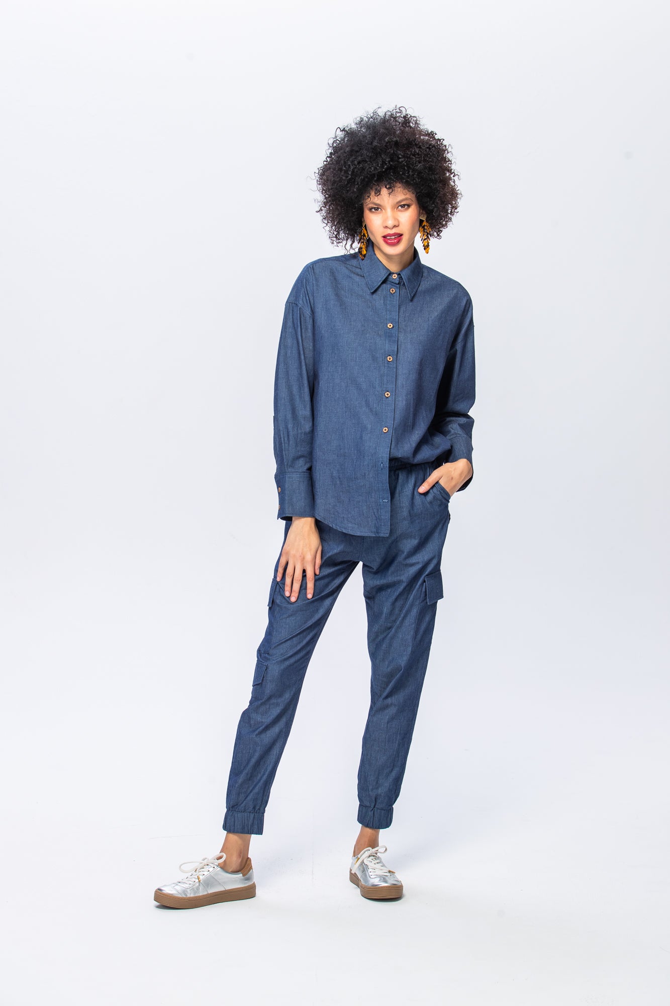 Boston Cargo Pants - Denim