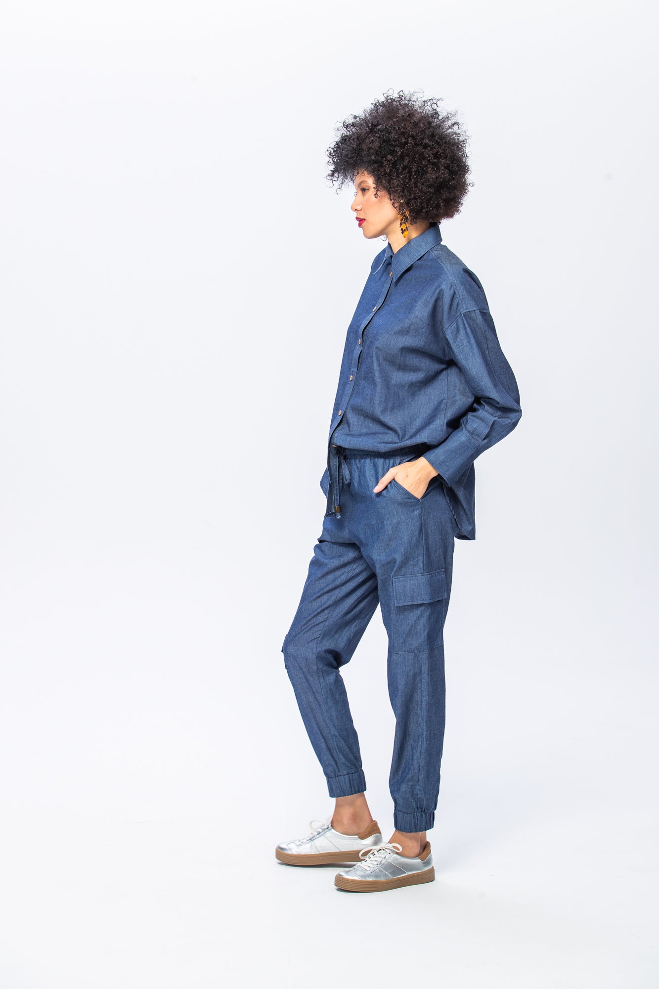 Boston Cargo Pants - Denim