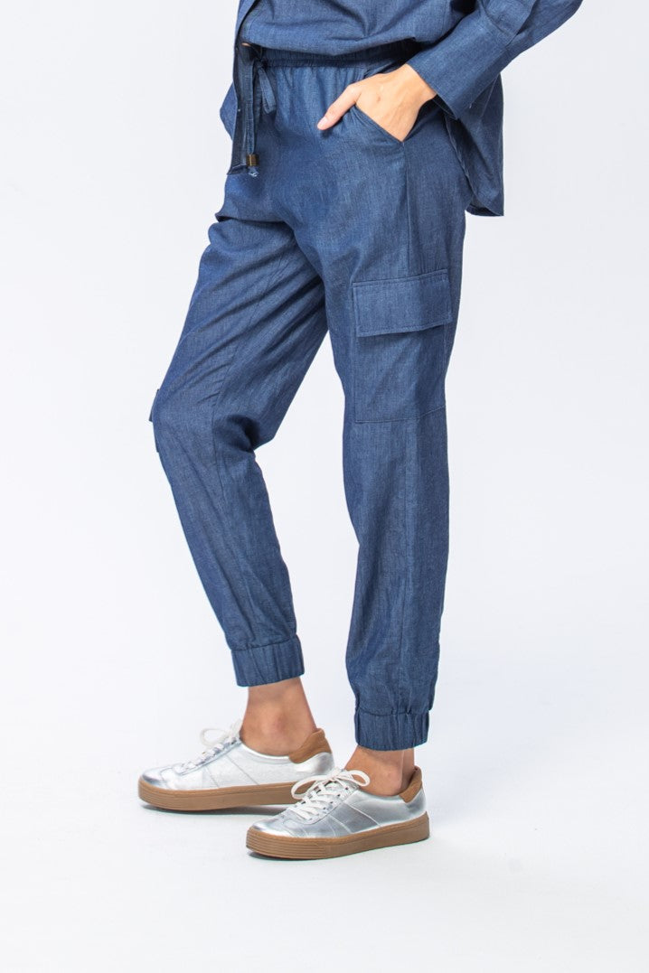 Boston Cargo Pants - Denim
