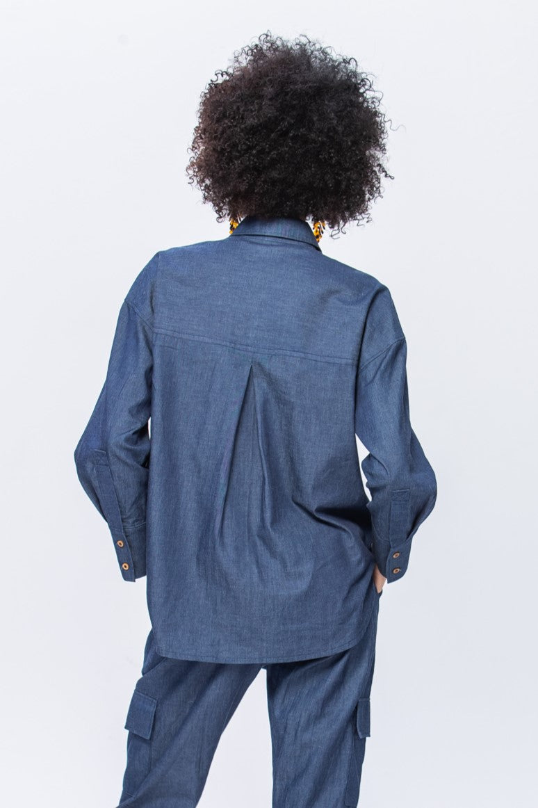 Hepburn Winter Shirt - Denim