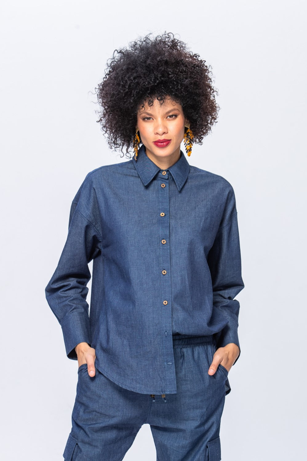 Hepburn Winter Shirt - Denim