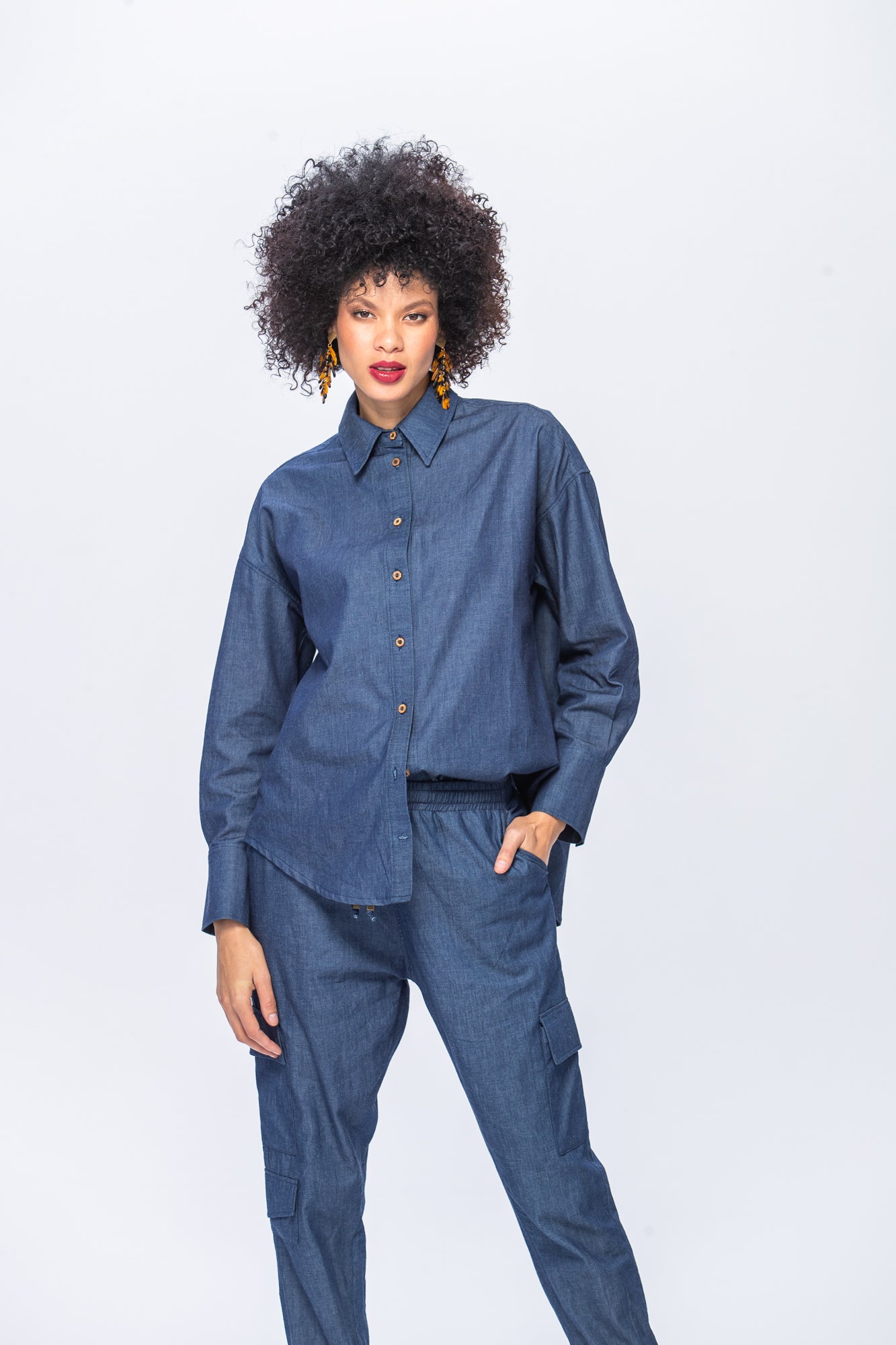 Hepburn Winter Shirt - Denim