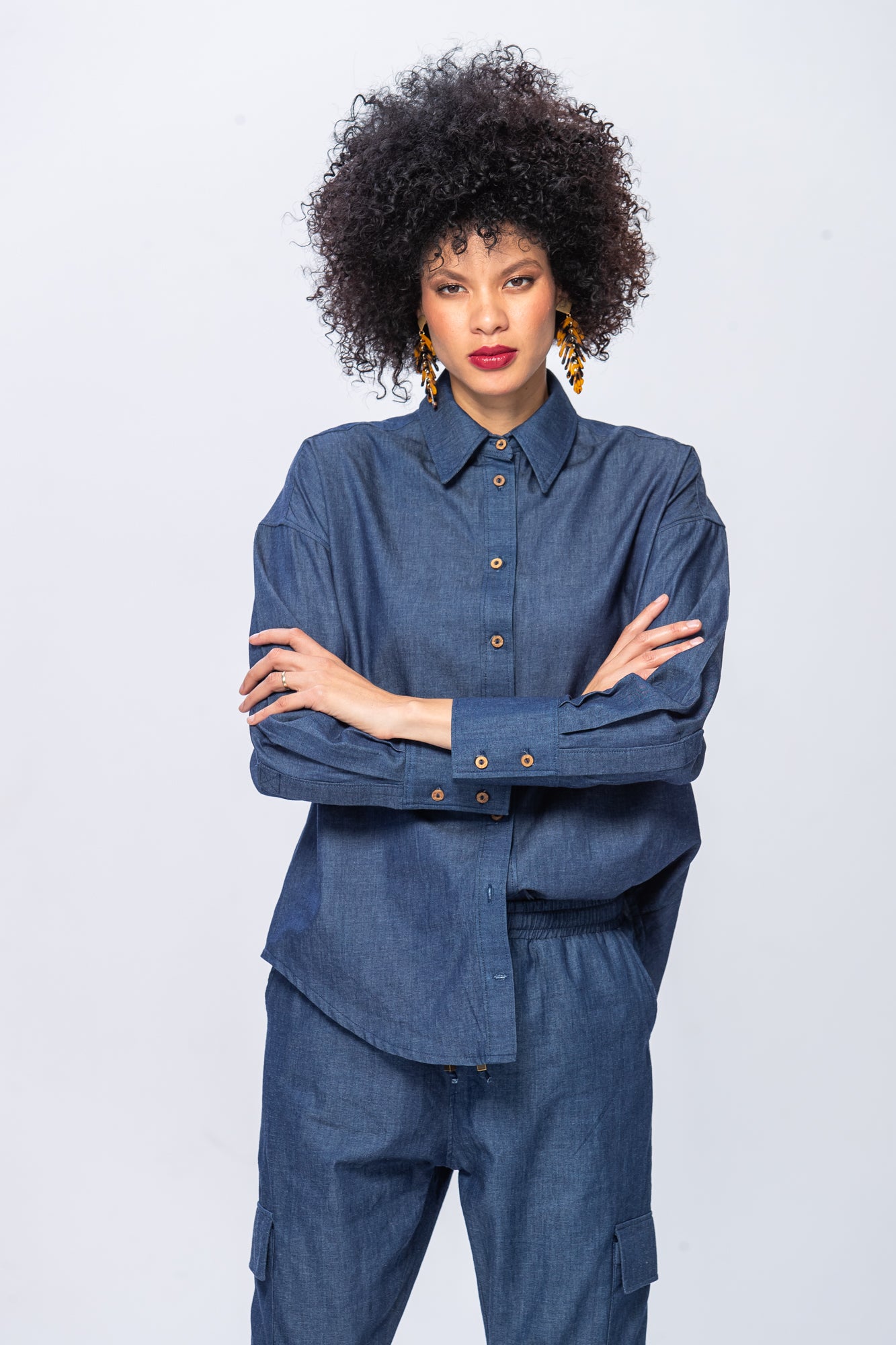 Hepburn Winter Shirt - Denim