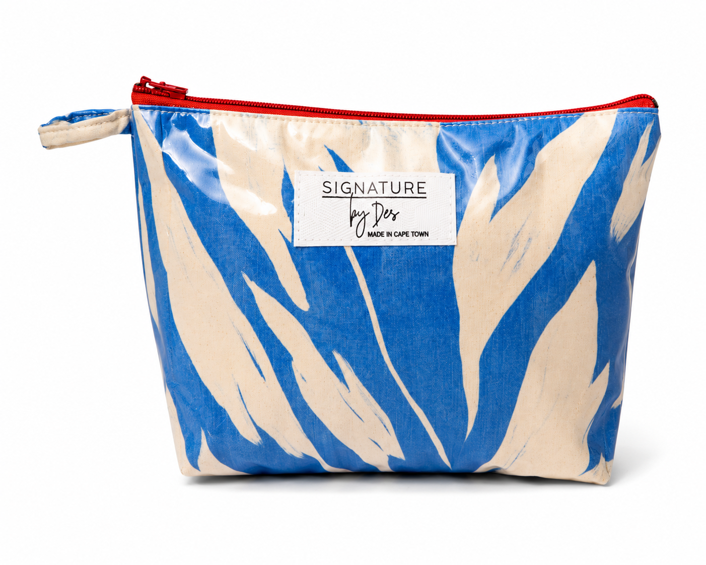 The Intentional Make Up Bag - Blue and White