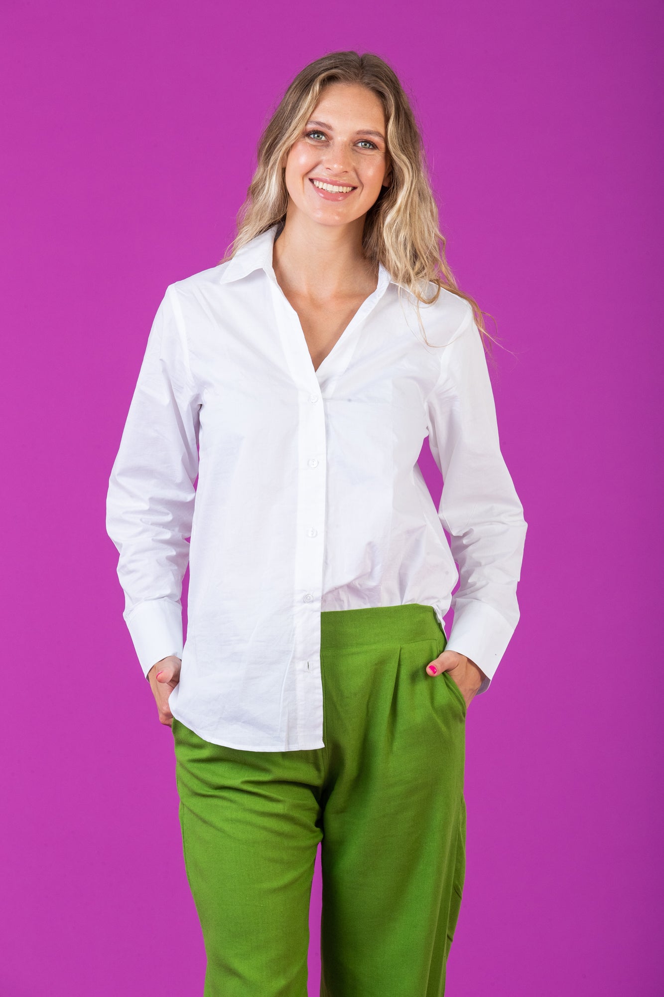 Venice Collar Shirt - White