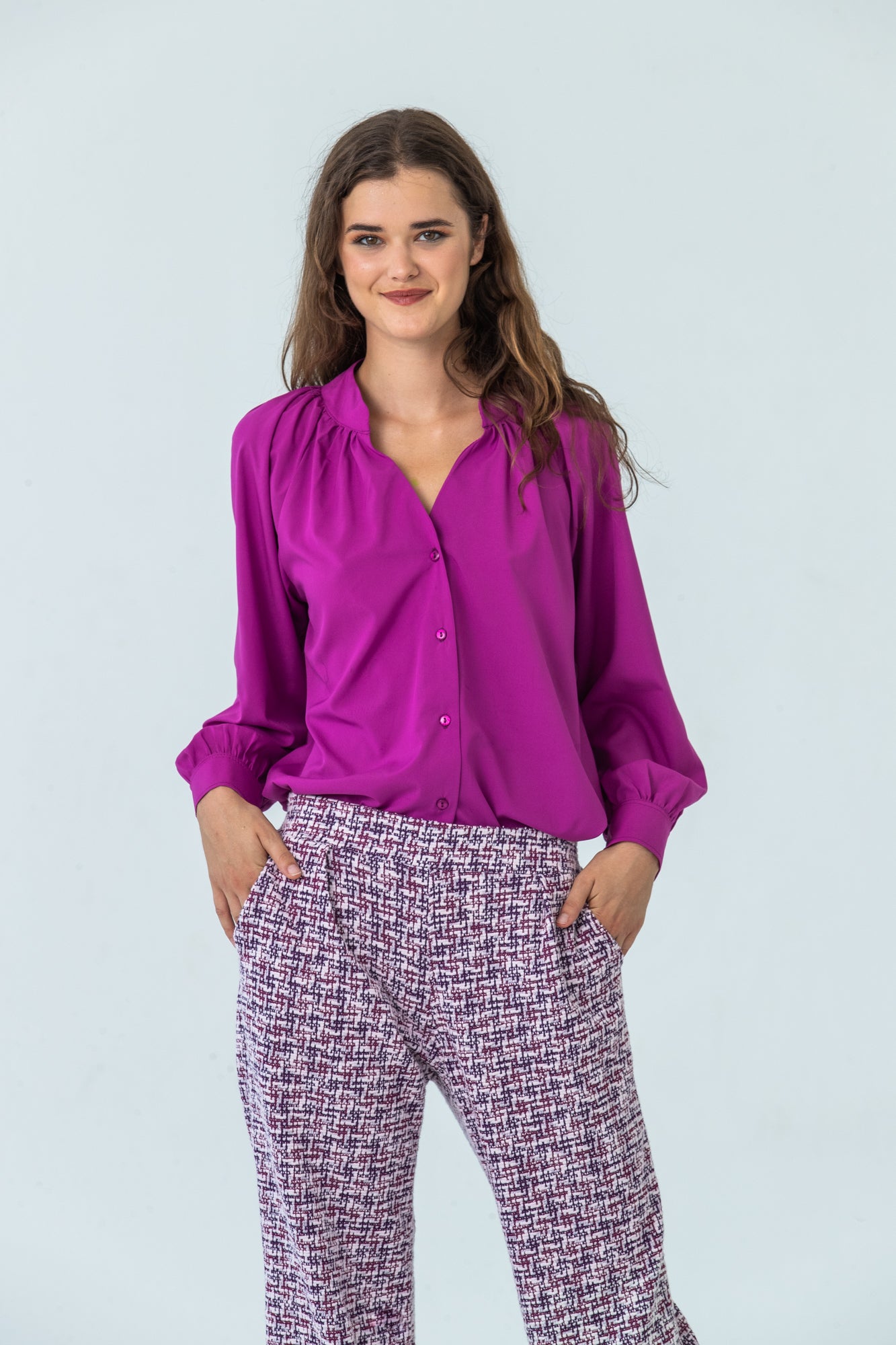 Florence shirt - Magenta