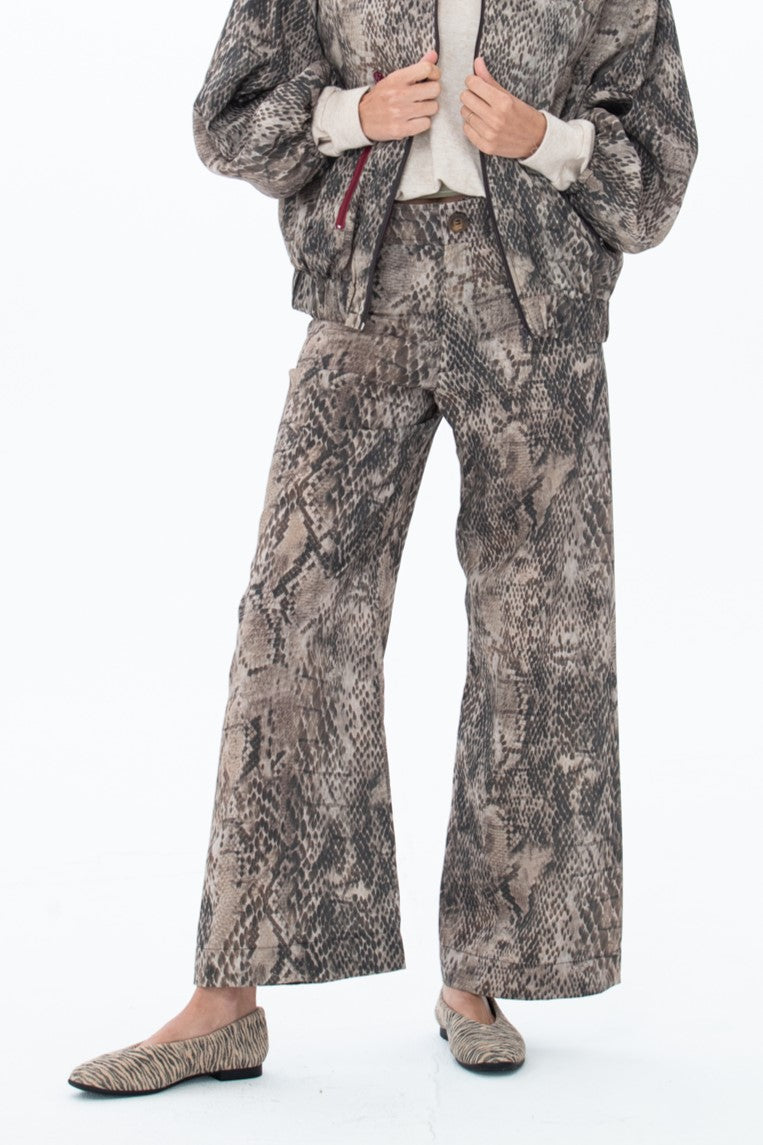 Maya Pants - Snakeskin