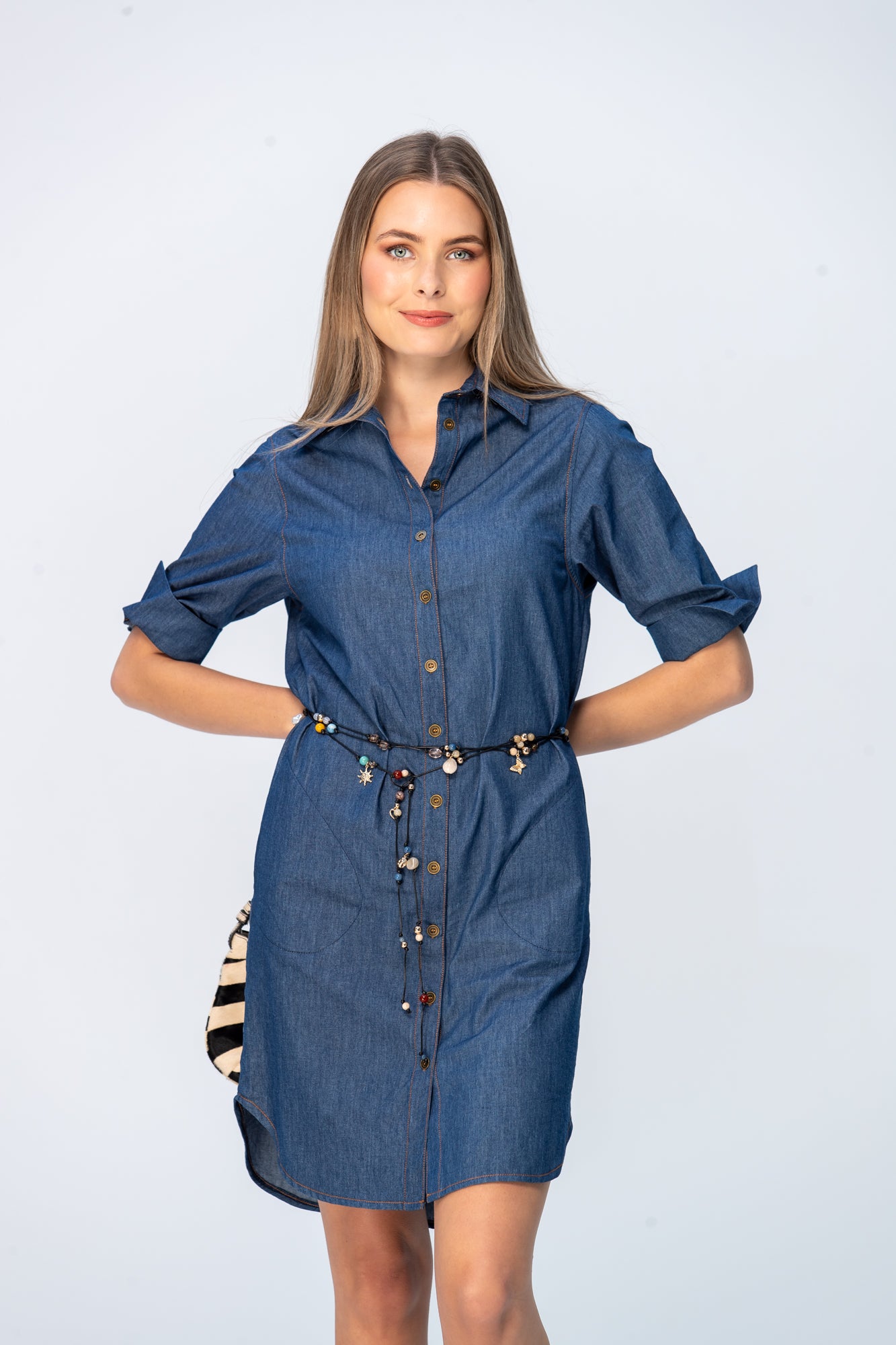 Nina Shirt Dress - Denim