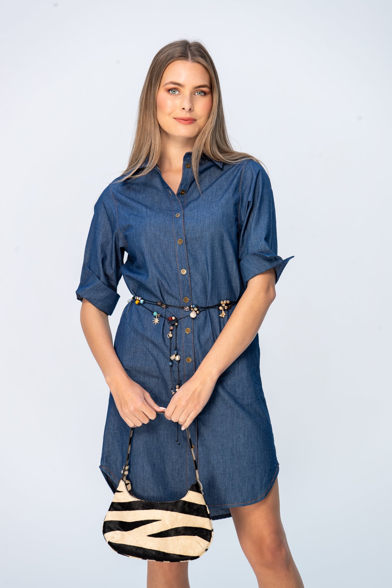 Nina Shirt Dress - Denim
