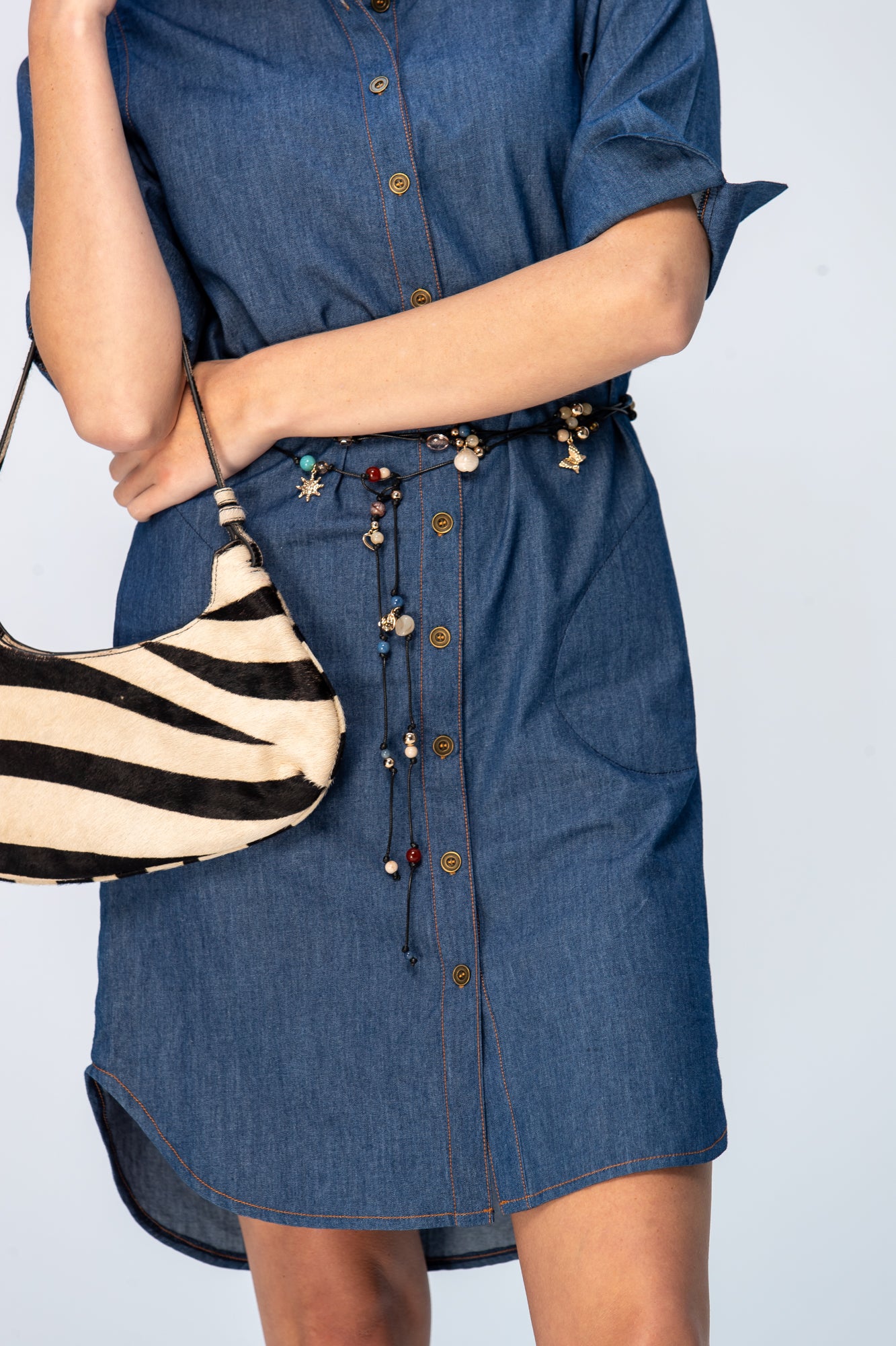 Nina Shirt Dress - Denim