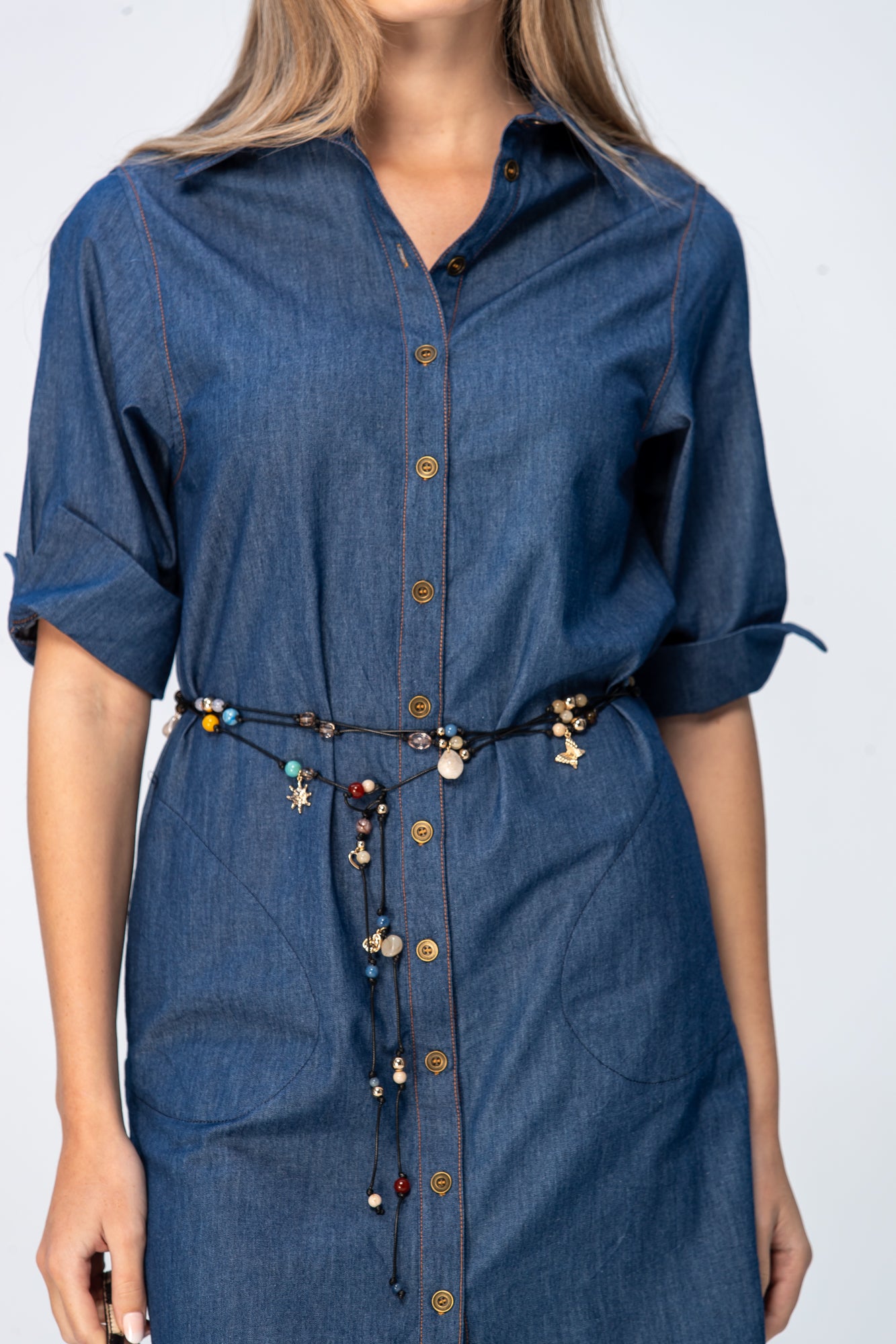 Nina Shirt Dress - Denim