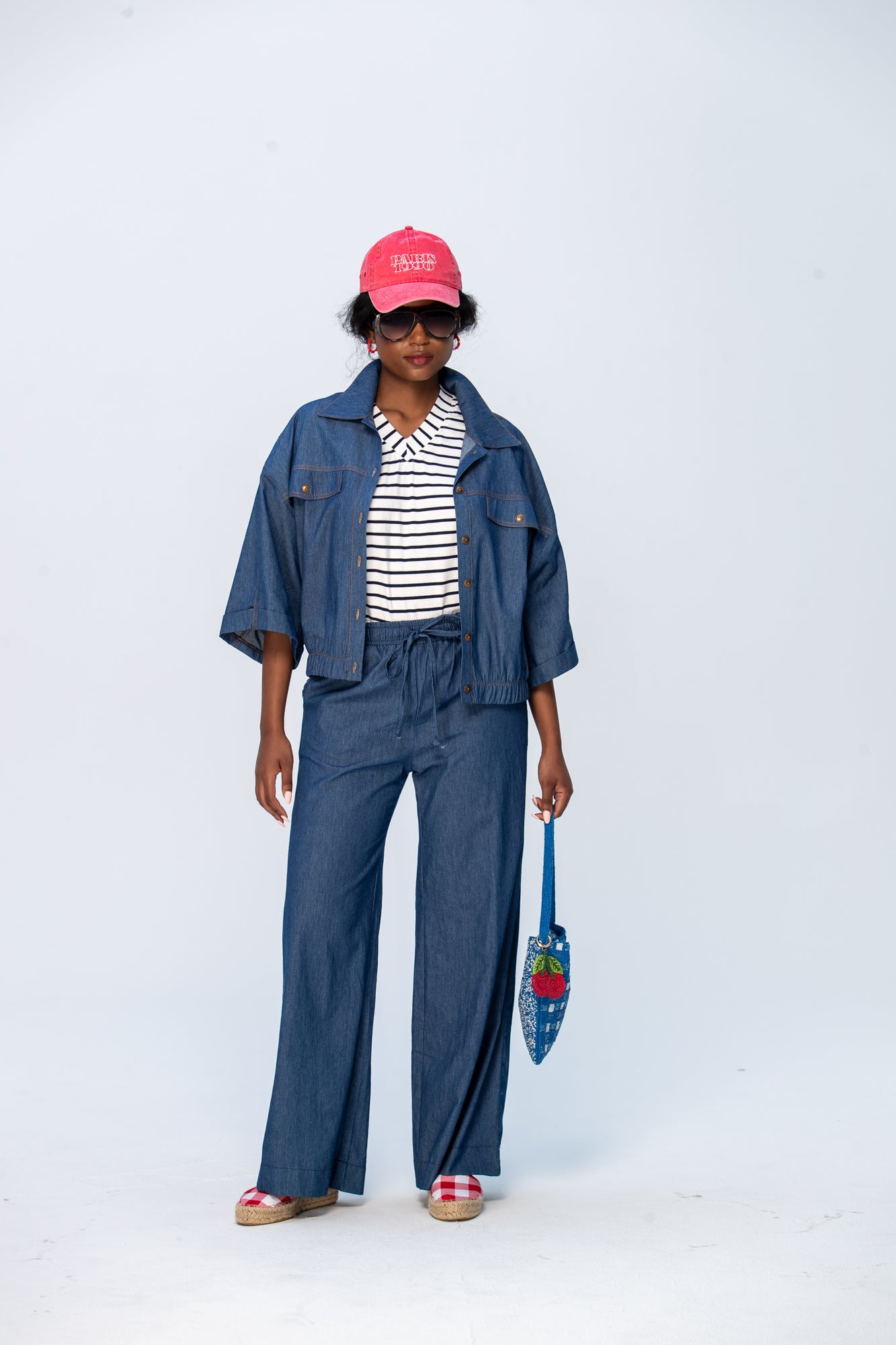 Sydney Wide Leg Pants - Denim