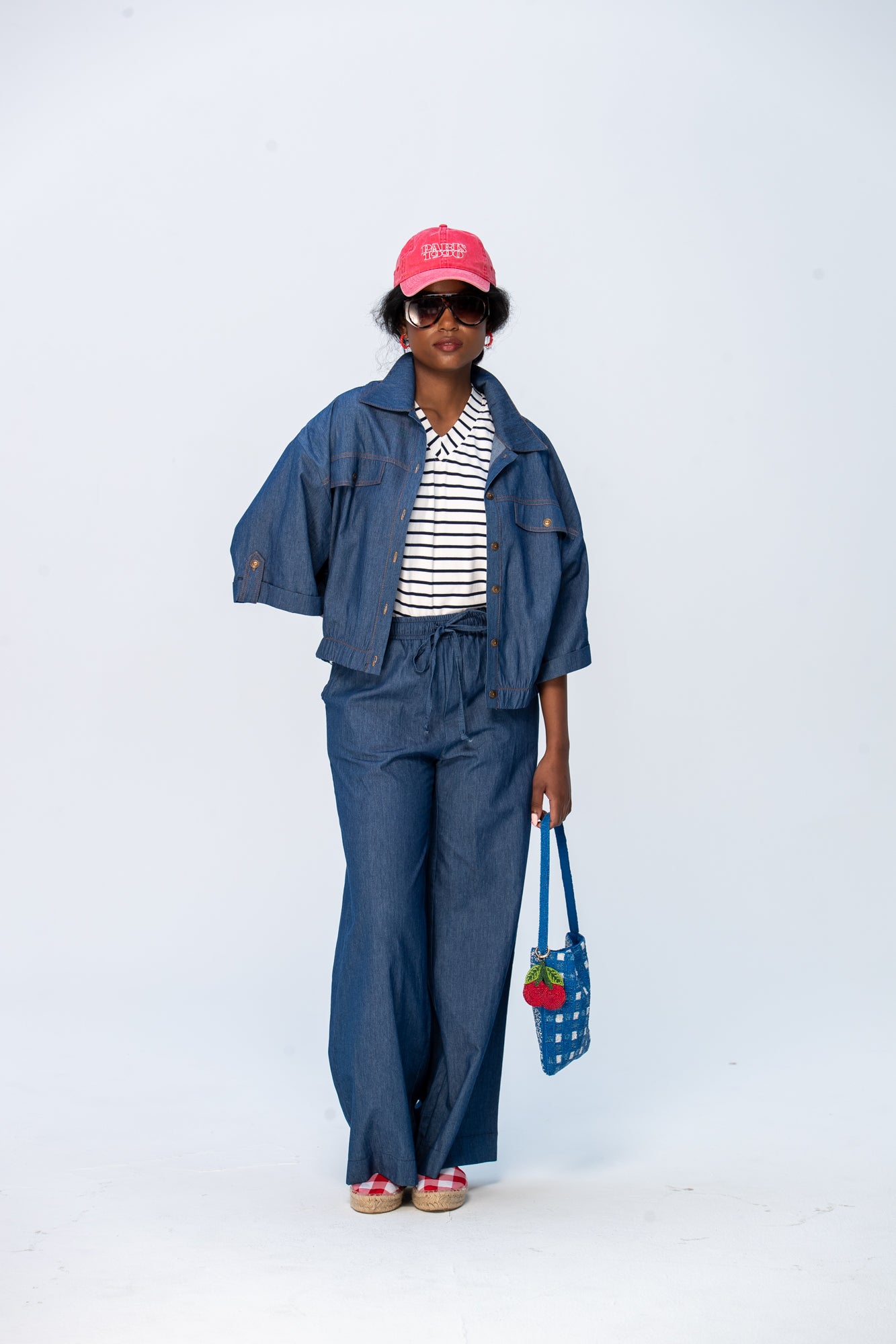 Sydney Wide Leg Pants - Denim