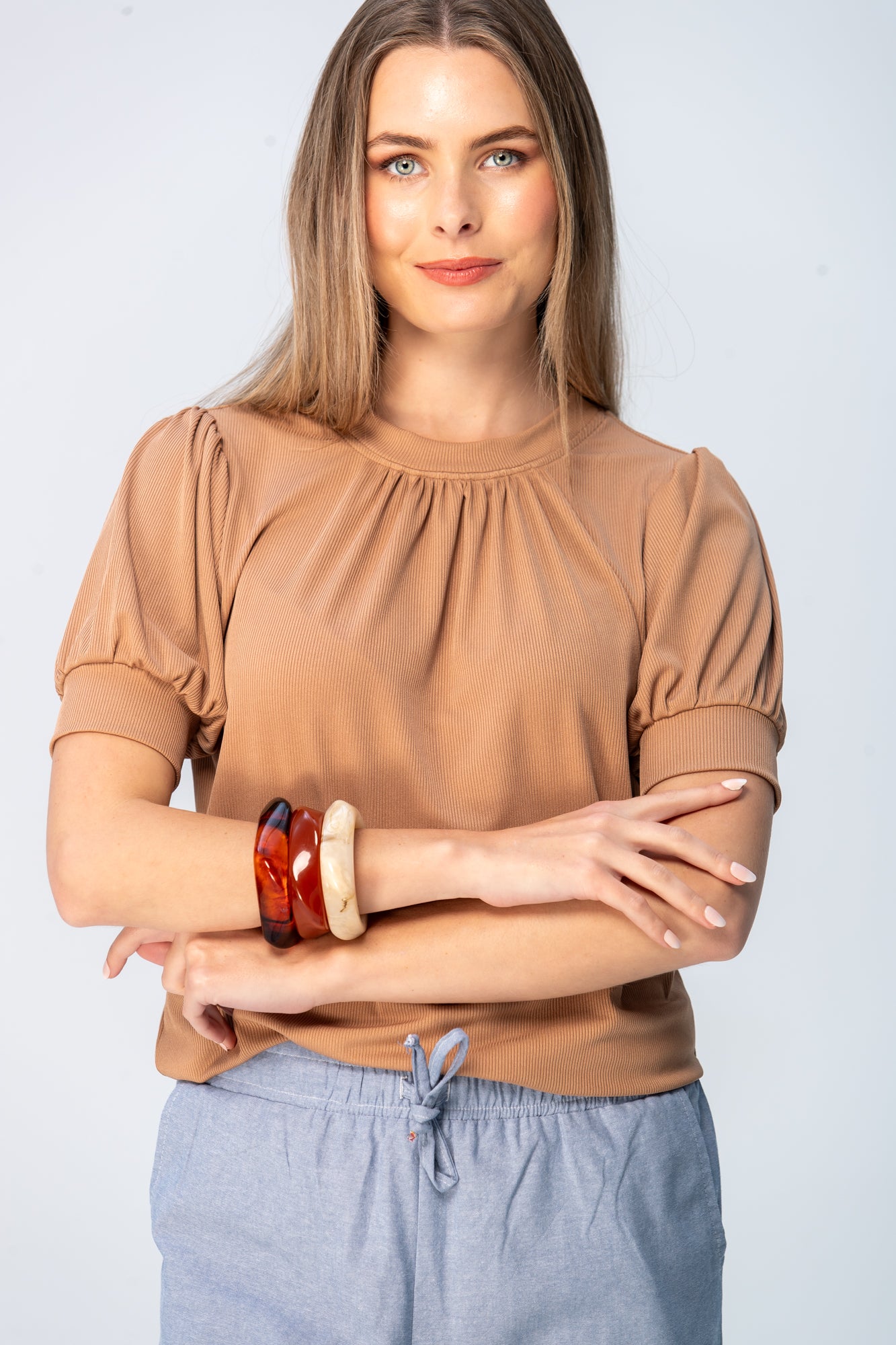 Aspen Summer Tee - Camel