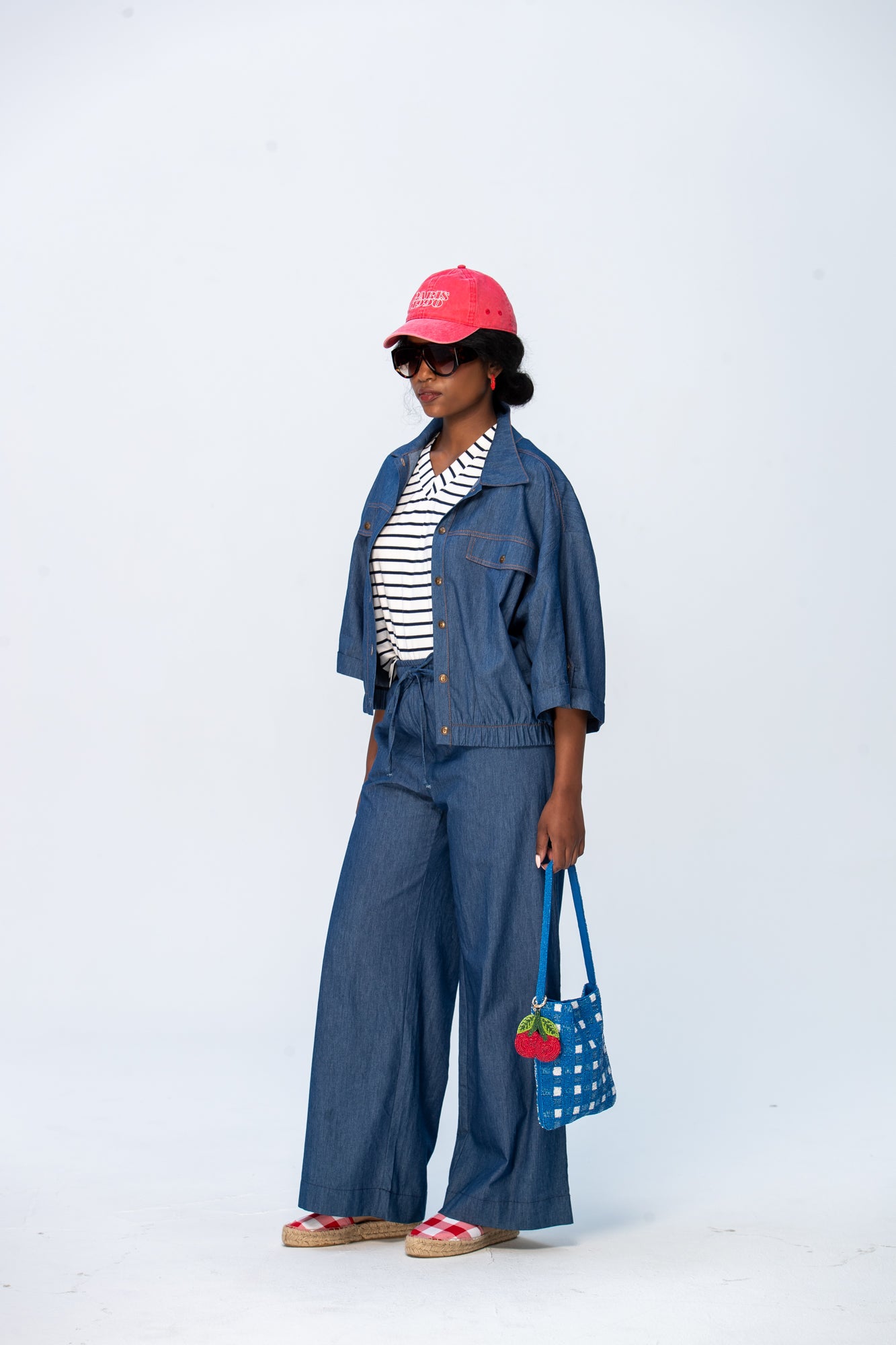 Sydney Wide Leg Pants - Denim