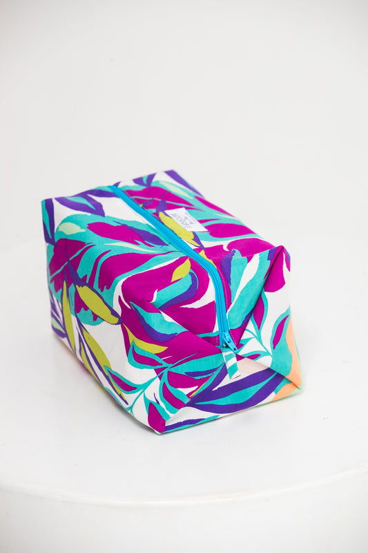 The Intentional Toiletry Bag - Teal & Purple