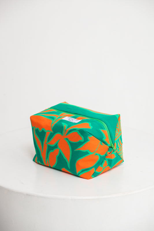 The Intentional Toiletry Bag - Green and Orange