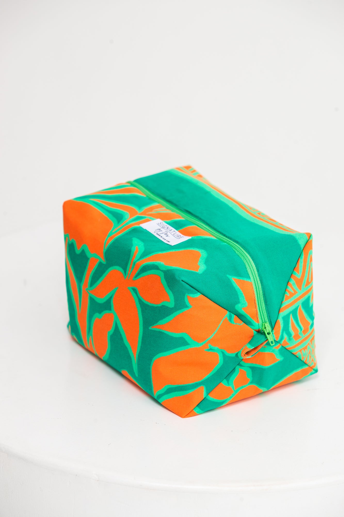 The Intentional Toiletry Bag - Green and Orange