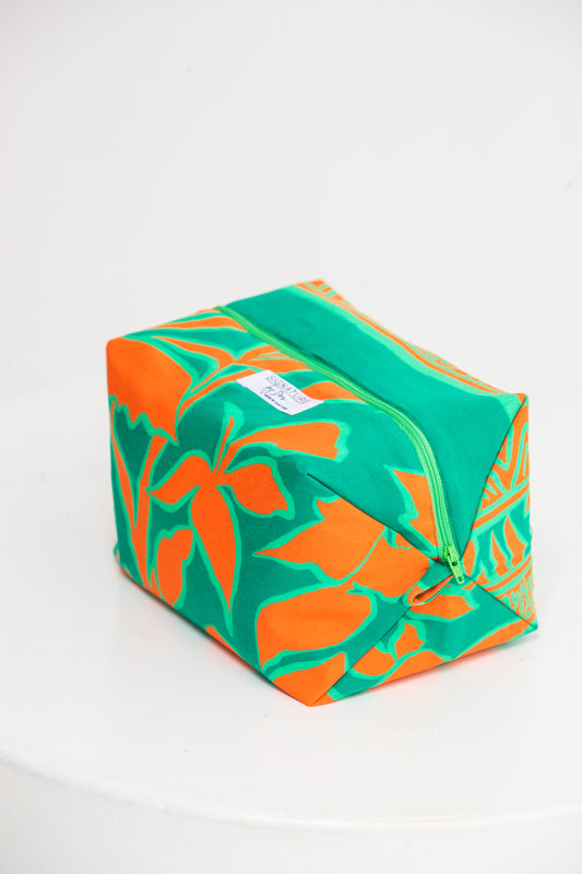 The Intentional Toiletry Bag - Green and Orange