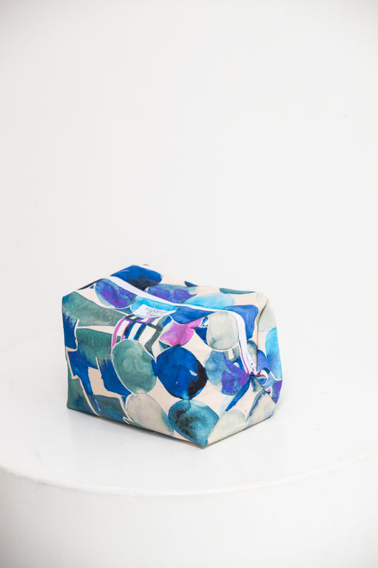 The Intentional Toiletry Bag - Lilac and Blue