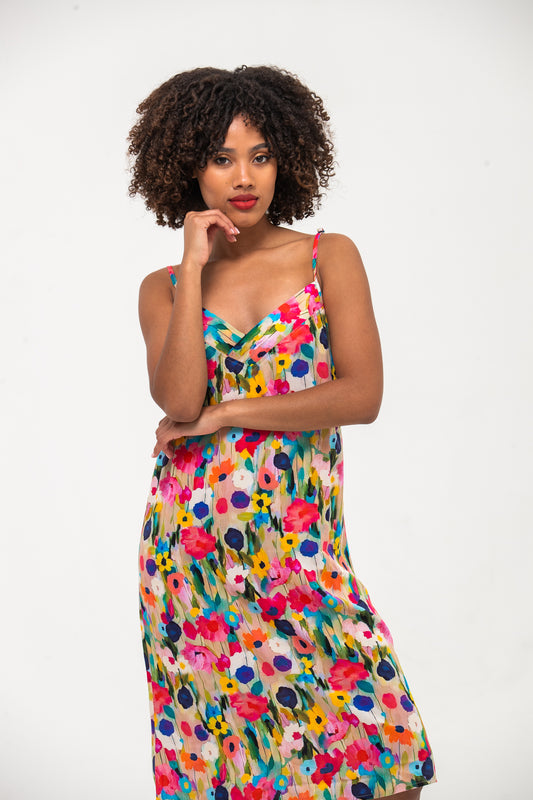 Cami Nightie - Pink Poppy