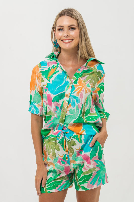 Paloma Shirt - Tropical