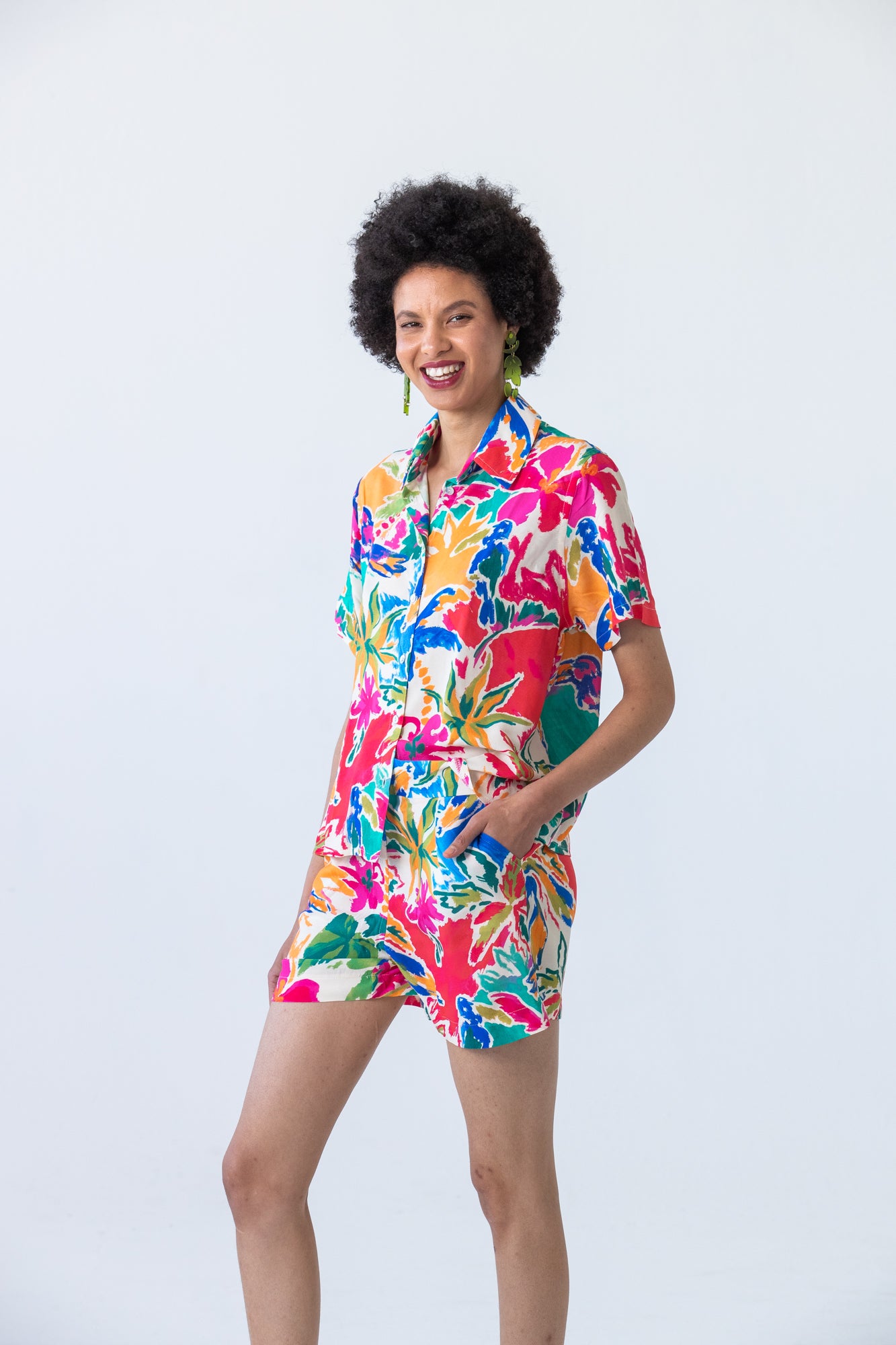 Bermuda Shirt - Tropical