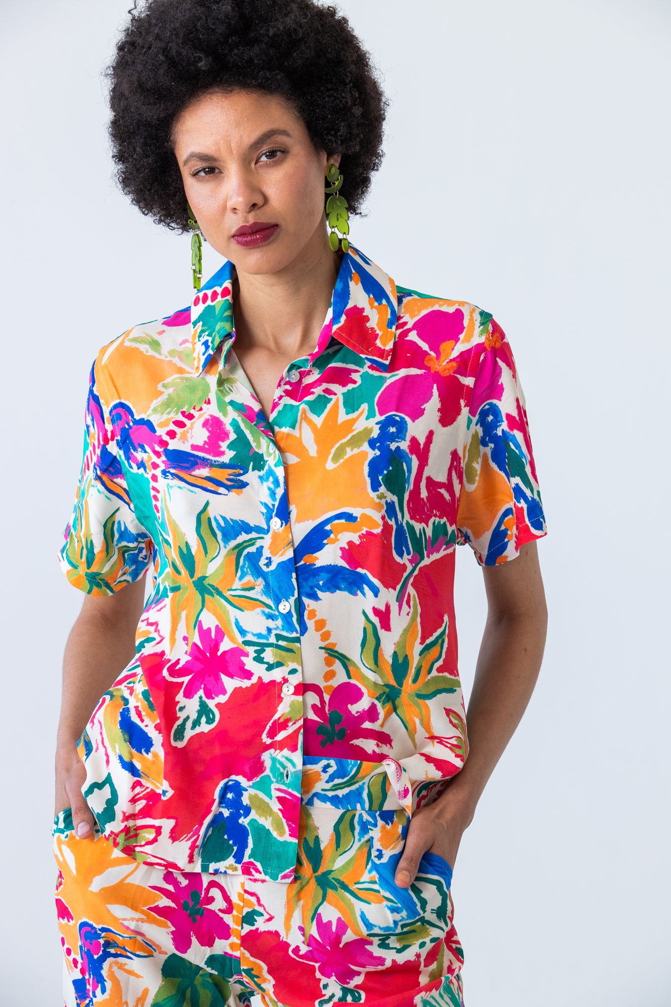Bermuda Shirt - Tropical