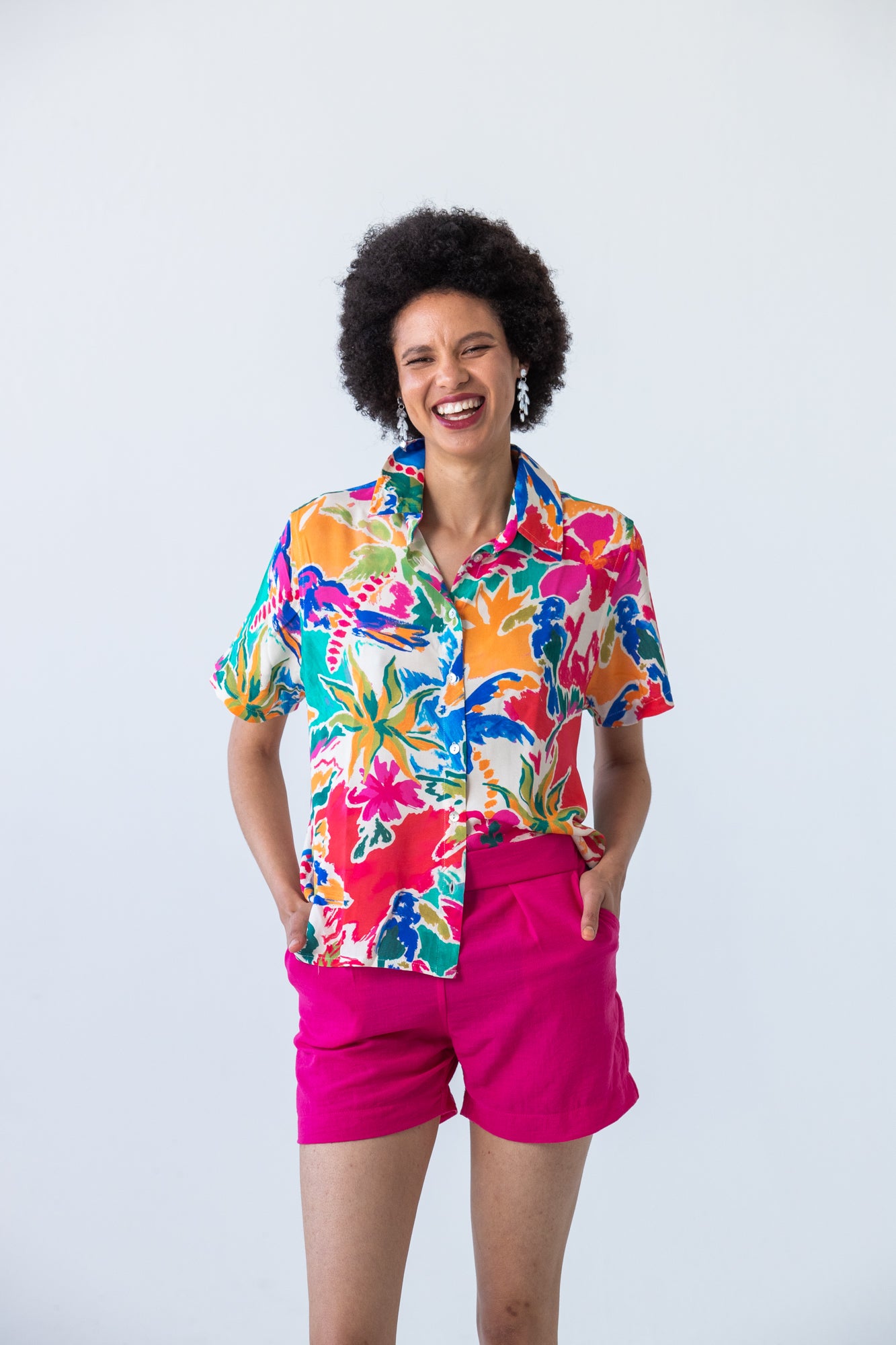 Bermuda Shirt - Tropical