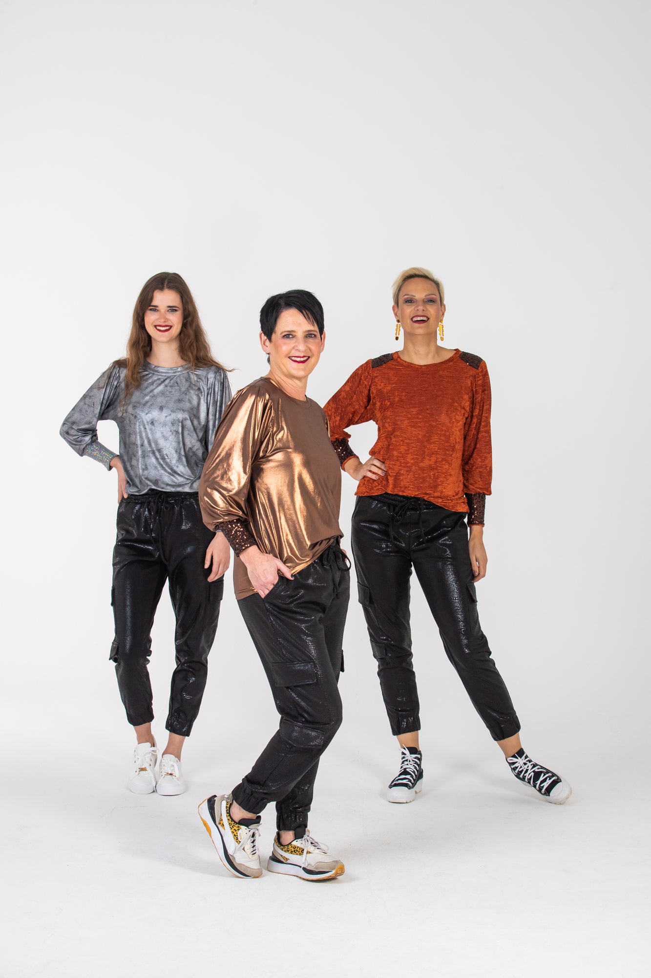 Paros Winter Puff Tee - Bronze & Sequins