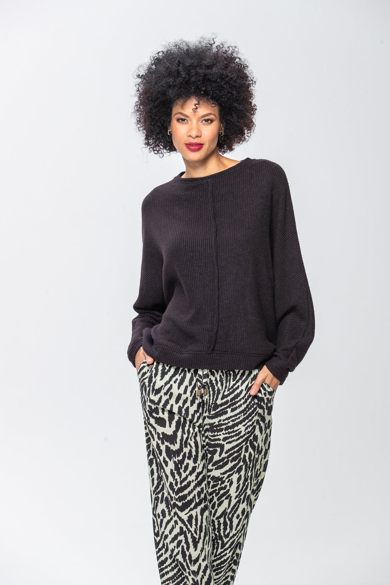 Diana Winter Knit - Black